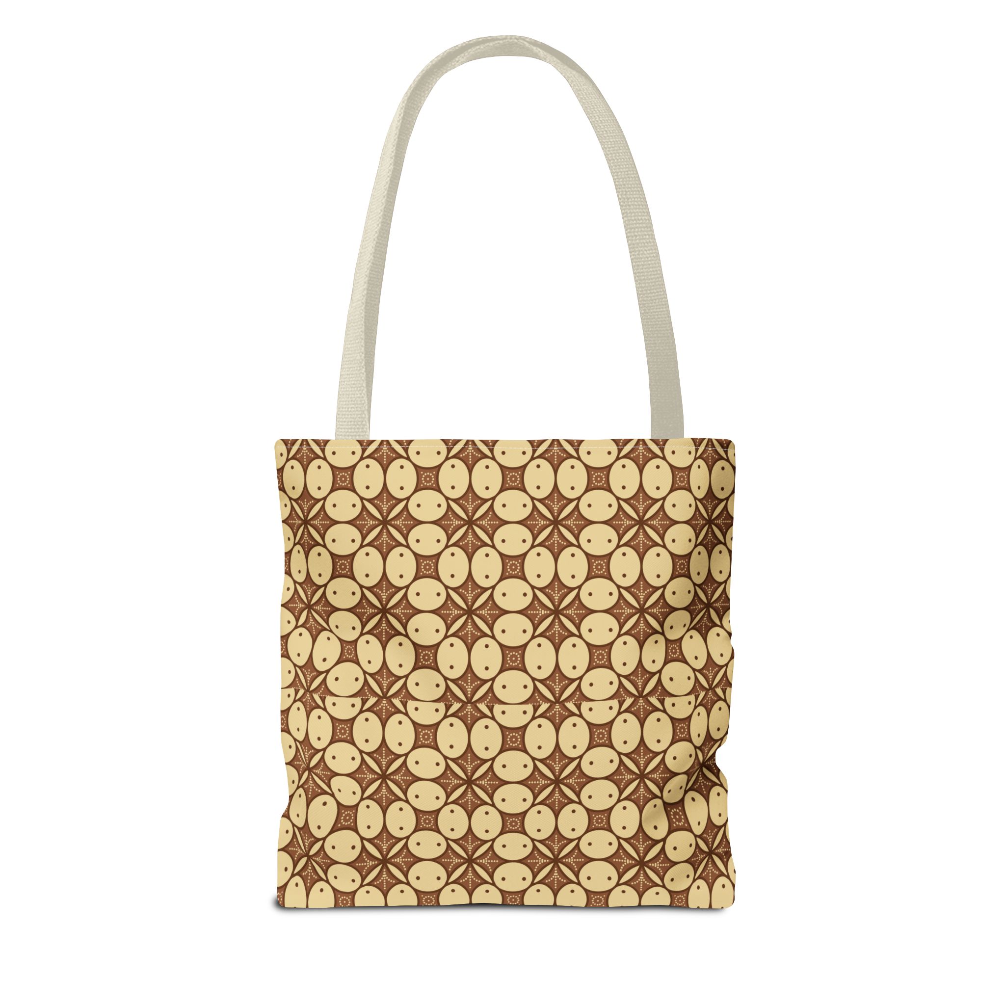 Retro Smiley Face Pattern Tote Bag - Image 47