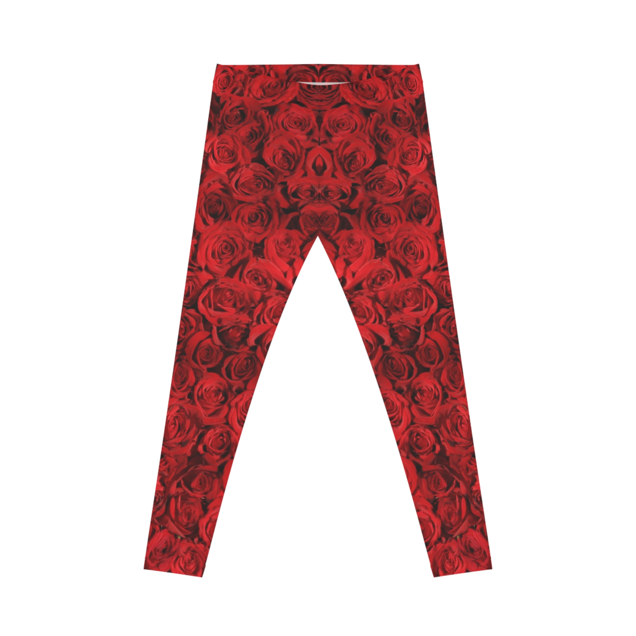 Red Rose Gothic Leggings - Image 2