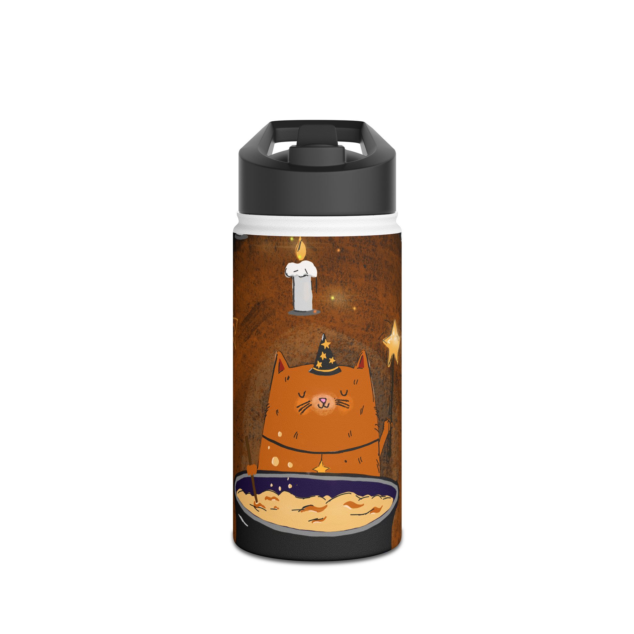 Witch Cat Brewing Potion water bottle | Stainless Steel Bottle