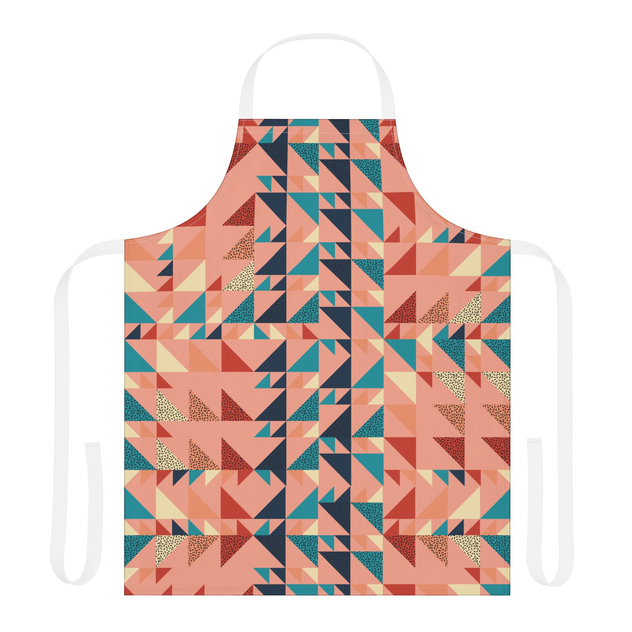 Geometric Tribal Pattern Apron — Colorful Southwestern Kitchen Apron - Image 2