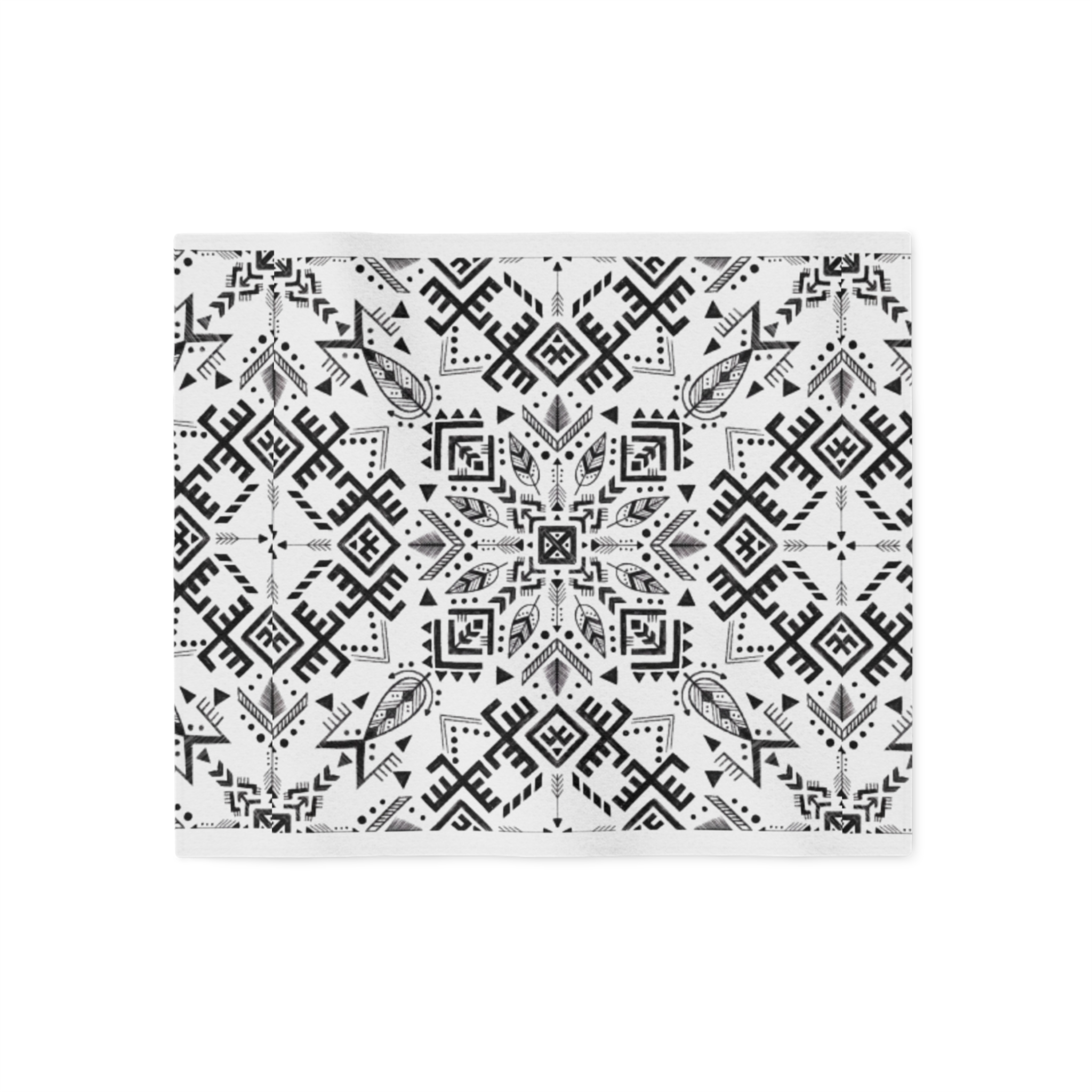 Geometric Aztec Pattern Sweatshirt Blanket - Image 2