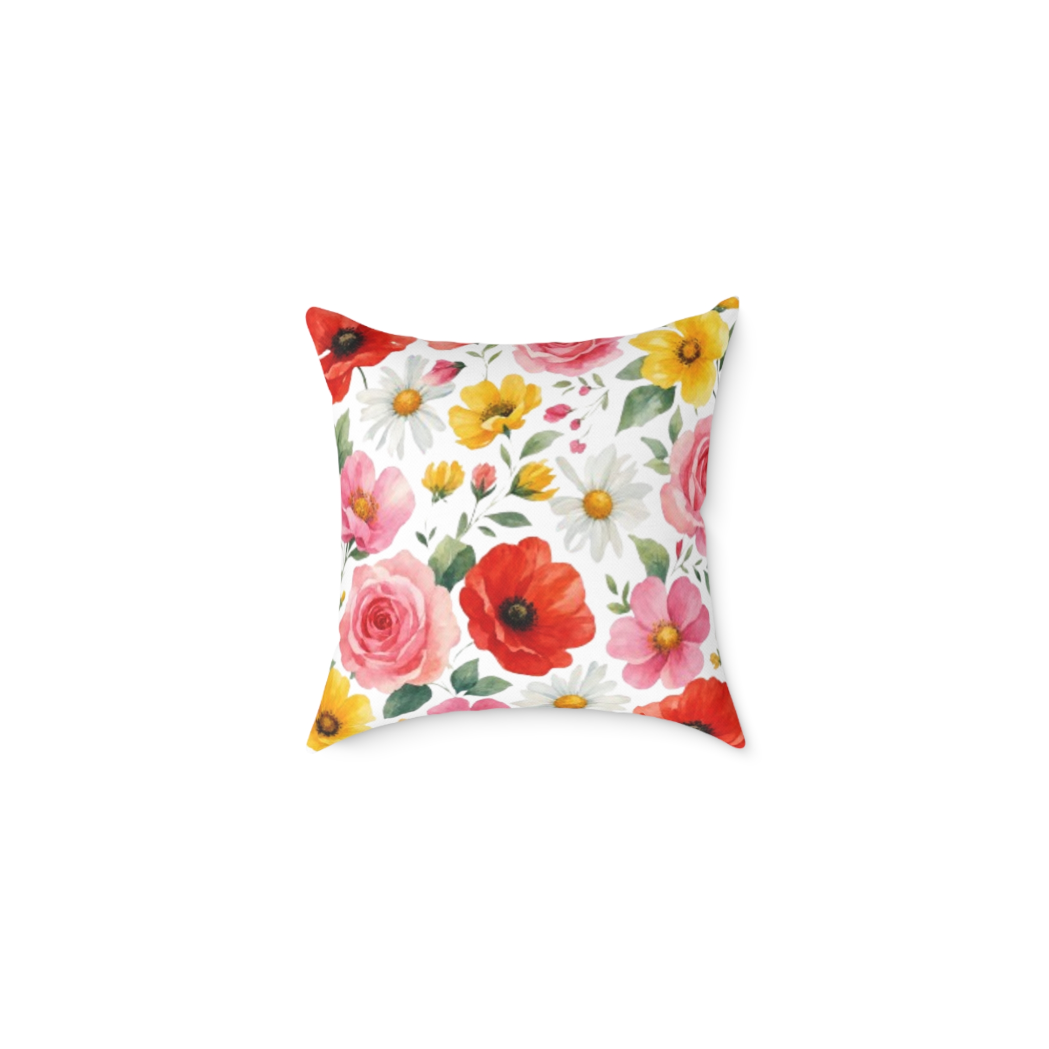 Floral Garden Square Pillow - Image 5