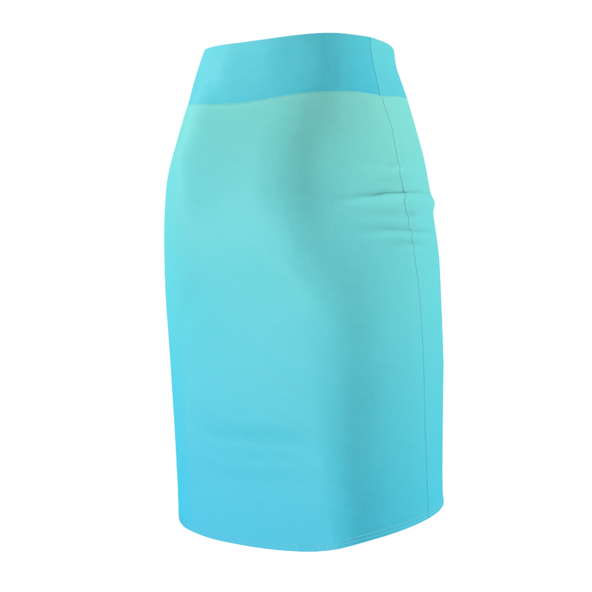 Turquoise Pencil Skirt - Image 5