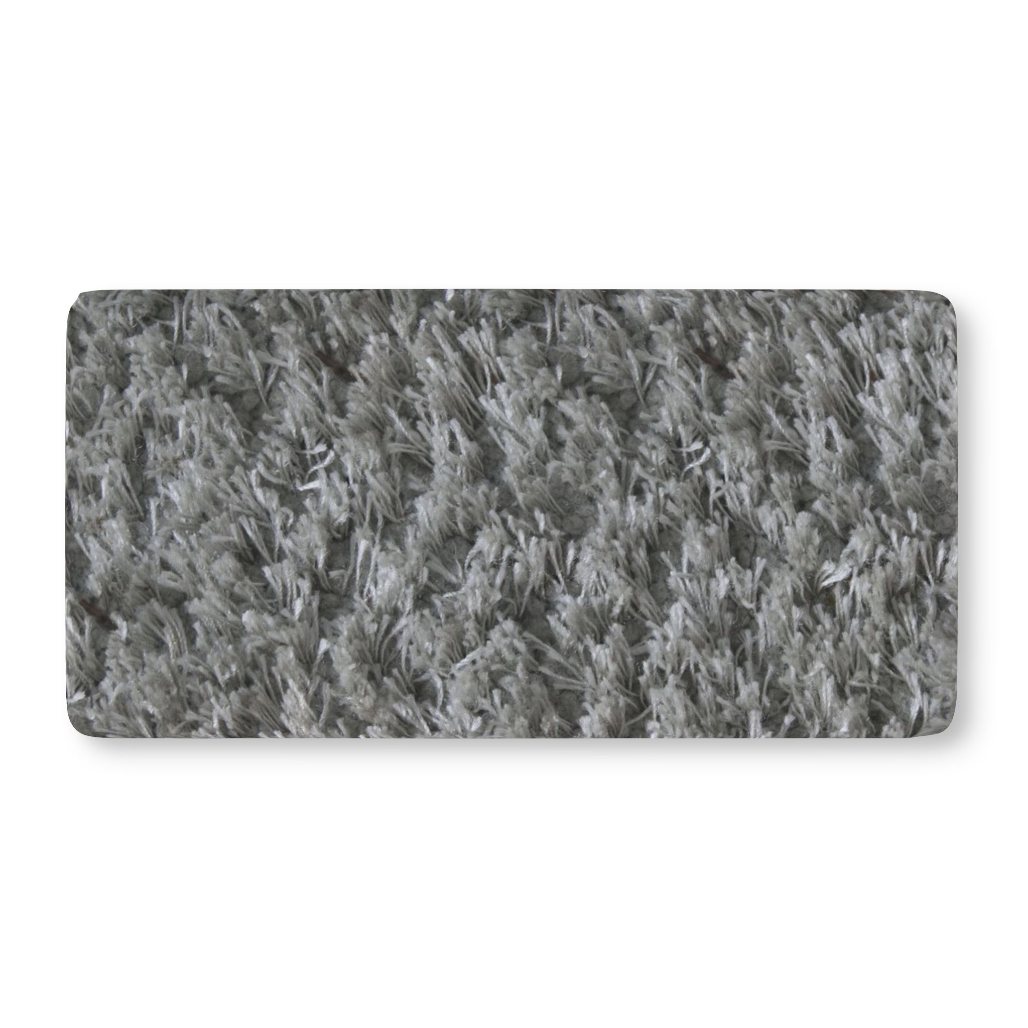 Gray Plush Knit Baby Fitted Crib Sheet — Soft Cozy Nursery Bedding