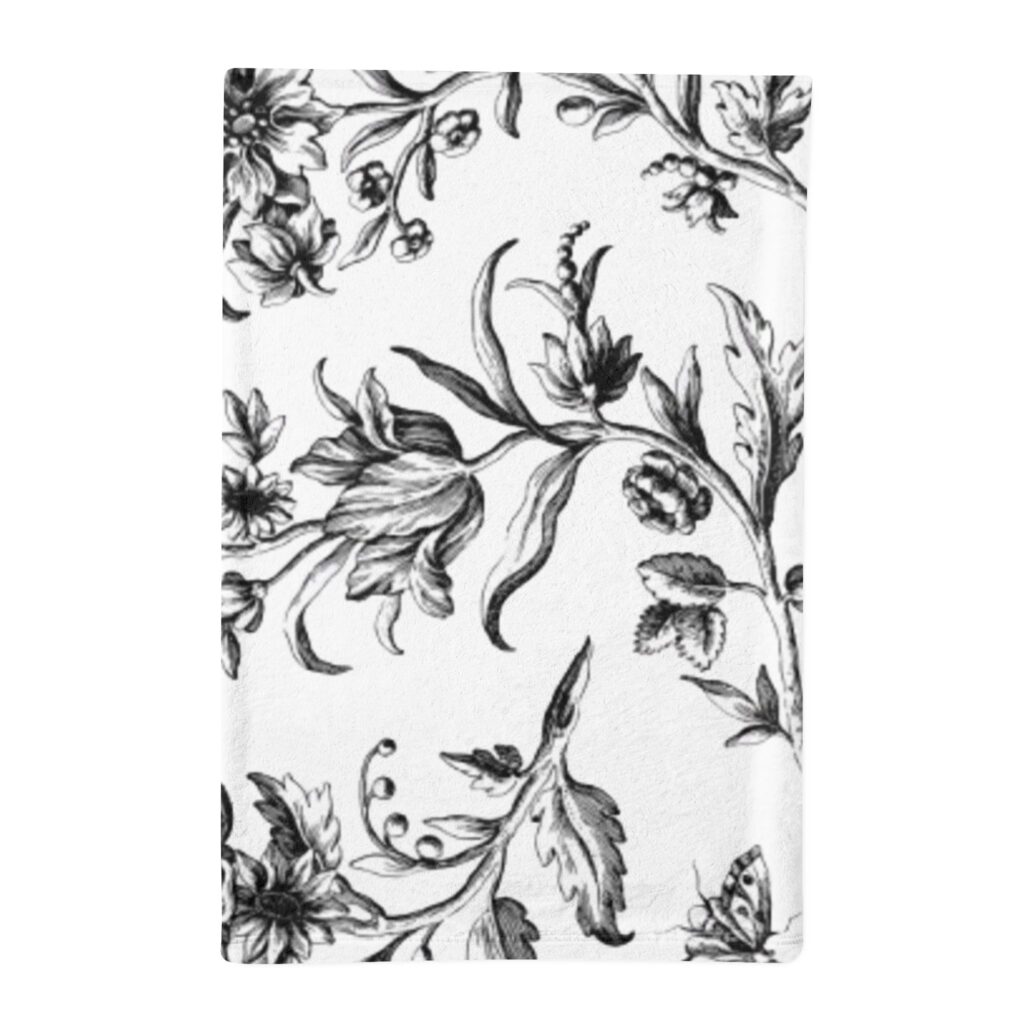 Vintage Floral Minky Sleeping Bag
