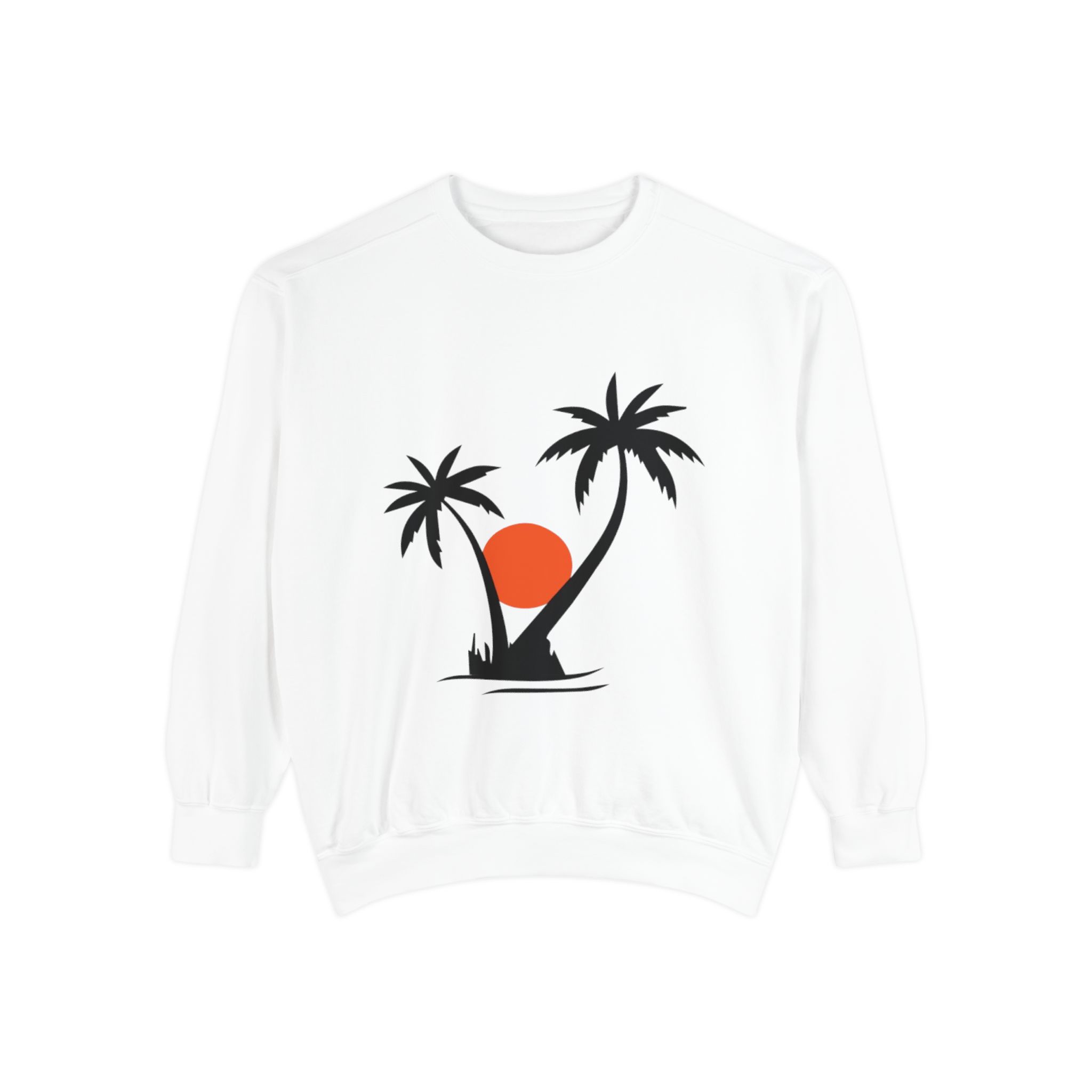 Tropical Palm Tree Sunset Sweatshirt - Image 6