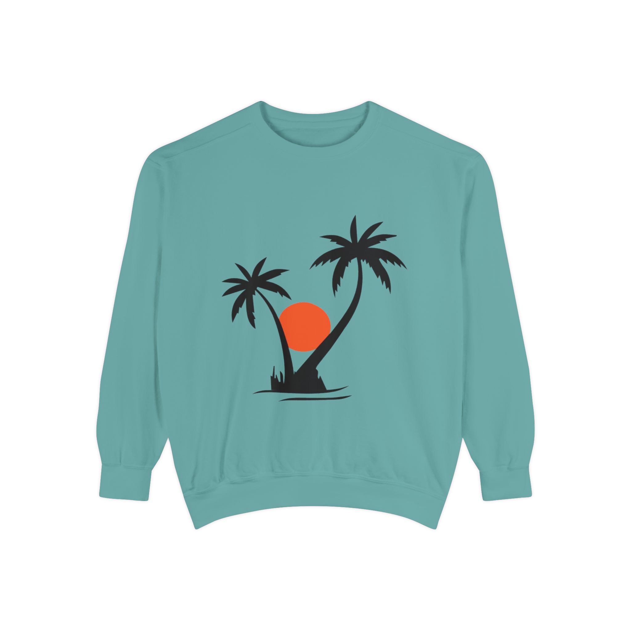 Tropical Palm Tree Sunset Sweatshirt - Image 41