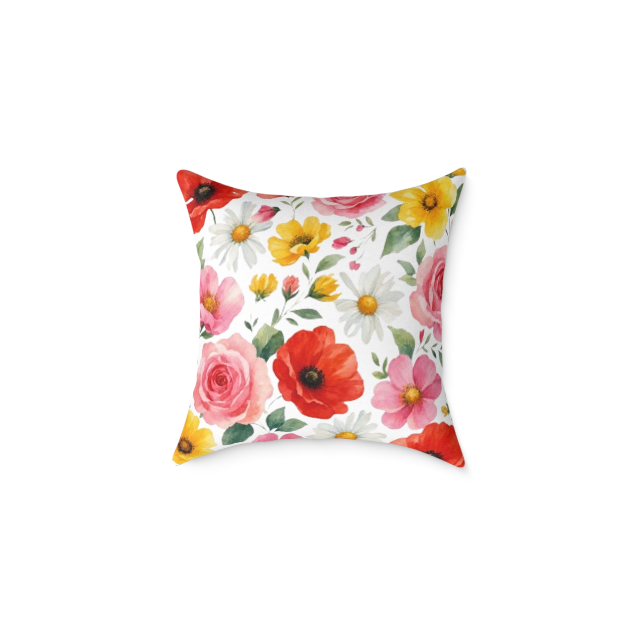 Floral Garden Square Pillow - Image 9