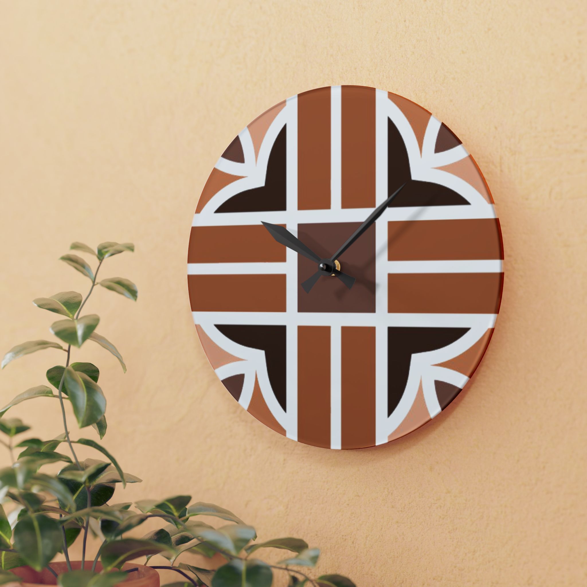 British Flag-Inspired Acrylic Wall Clock - Image 11