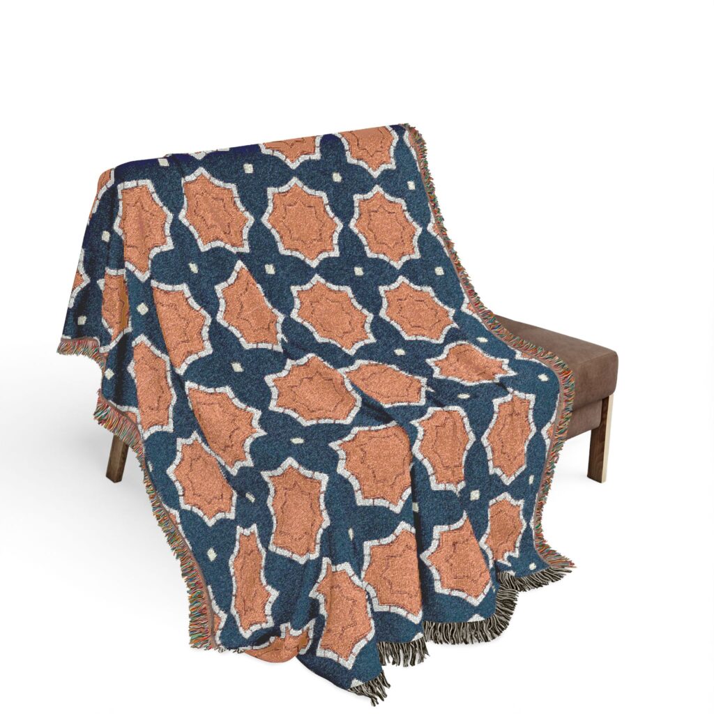 Geometric Southwestern Woven Blanket
