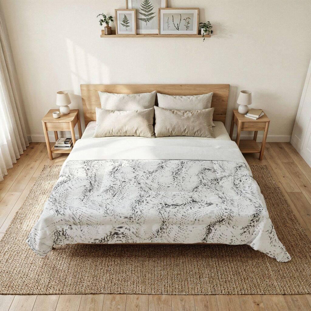 Marble Texture Cotton Comforter