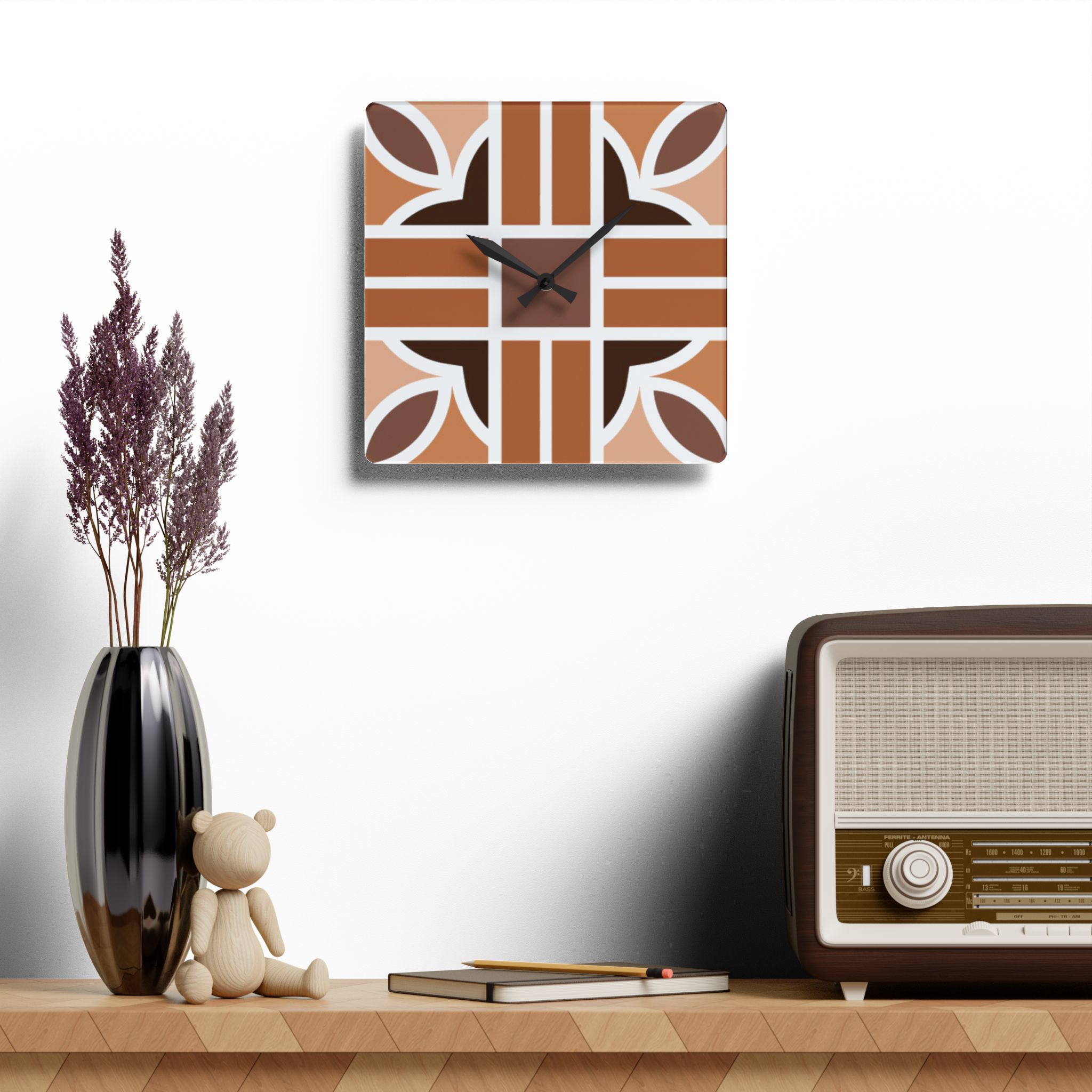 British Flag-Inspired Acrylic Wall Clock - Image 8