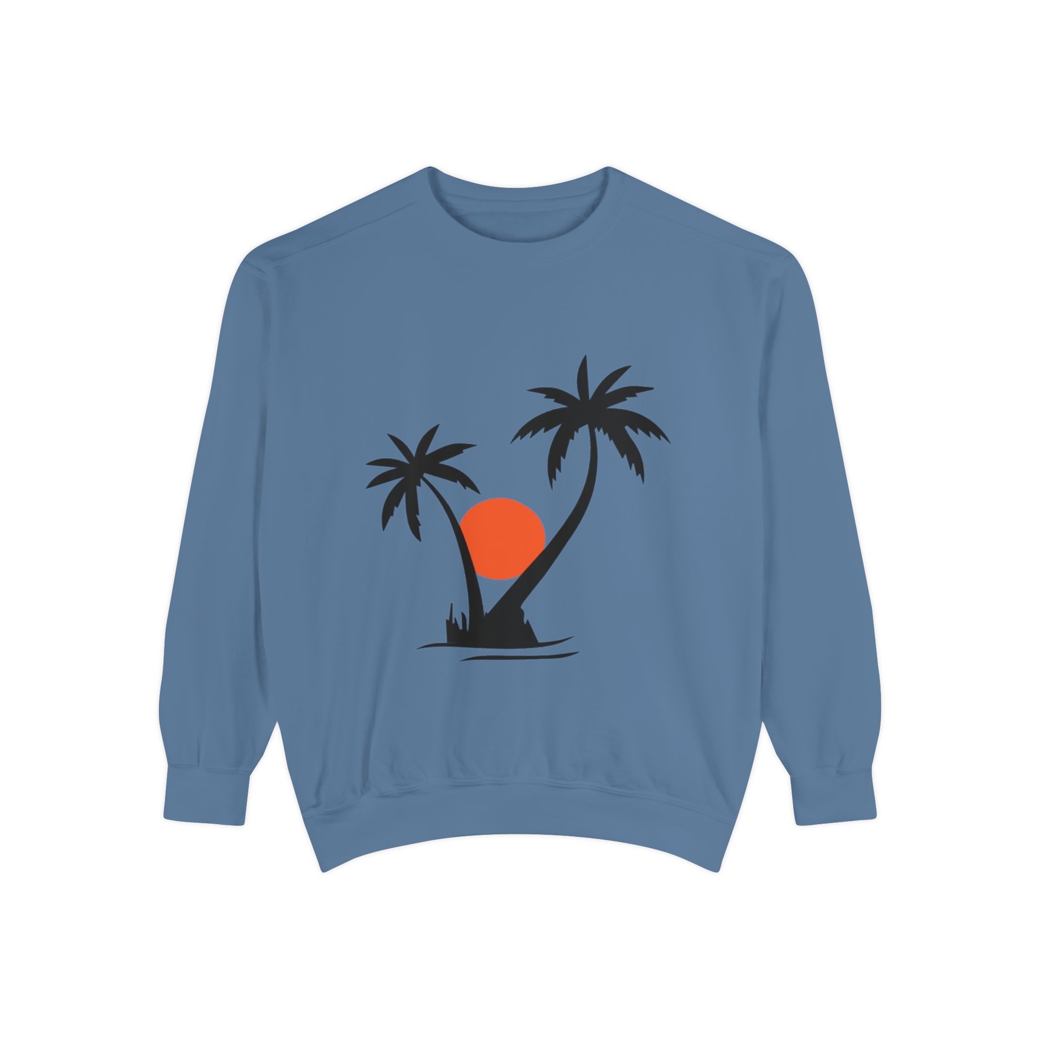 Tropical Palm Tree Sunset Sweatshirt - Image 61