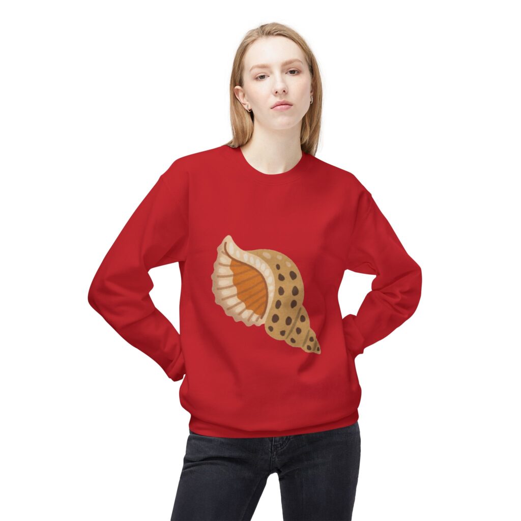 Seashell Graphic Crewneck Sweatshirt