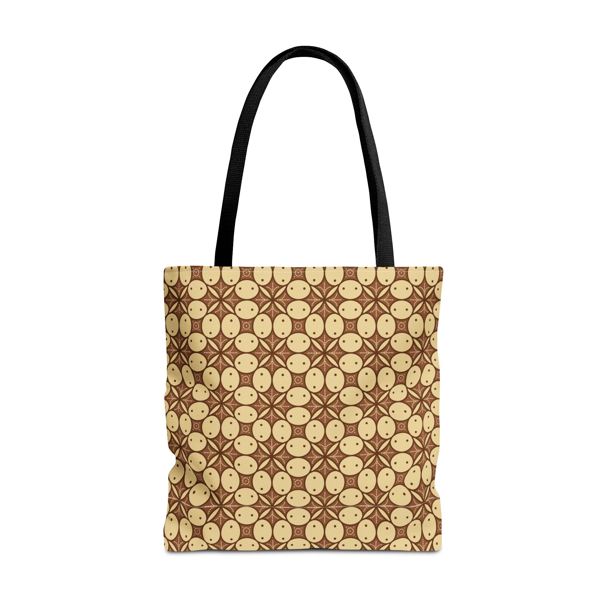 Retro Smiley Face Pattern Tote Bag - Image 11