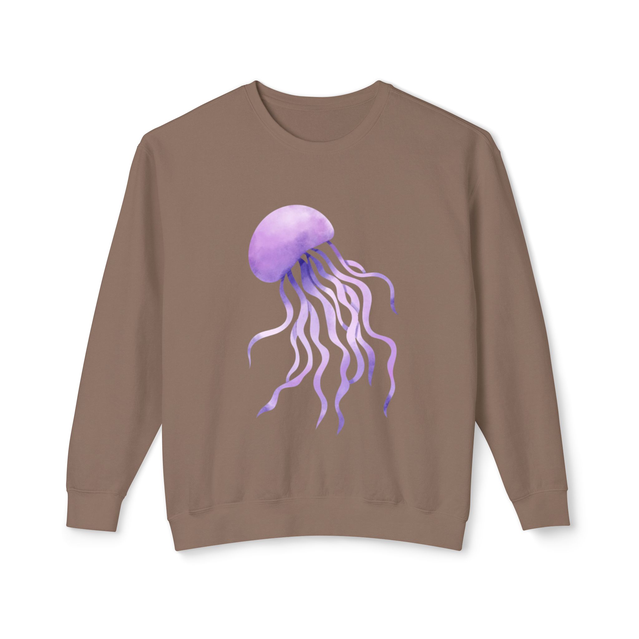 Purple Jellyfish Ocean-Inspired Sweatshirt - Image 17