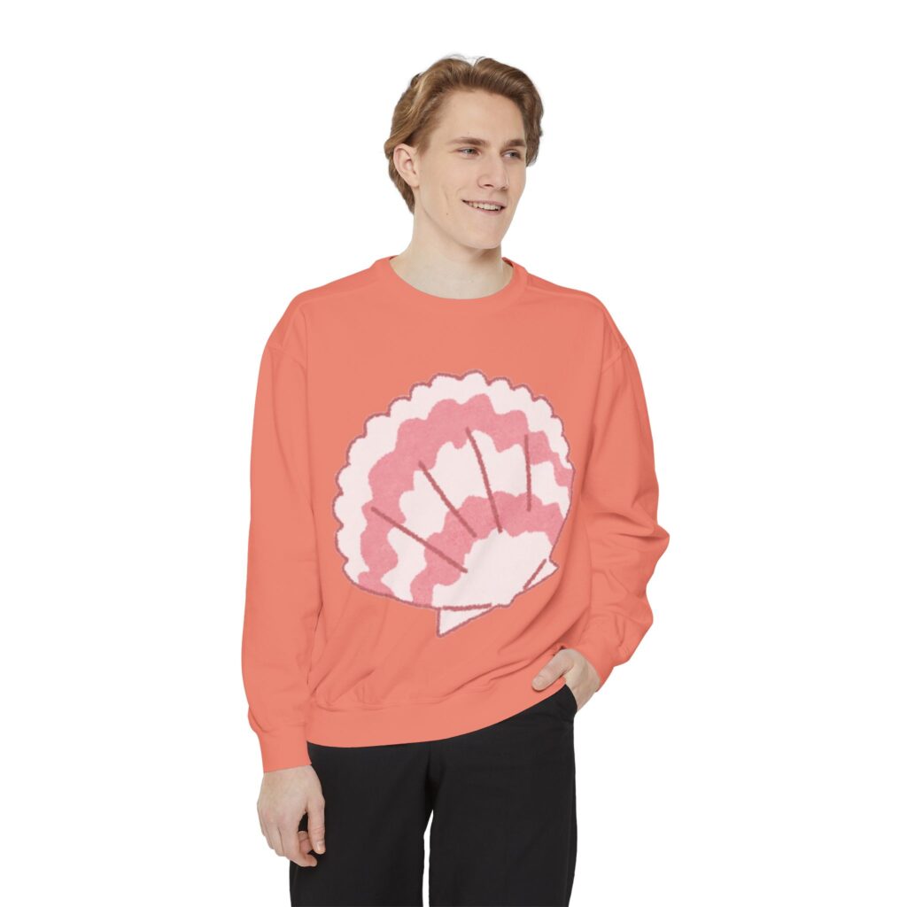 Pink Seashell Graphic Sweatshirt