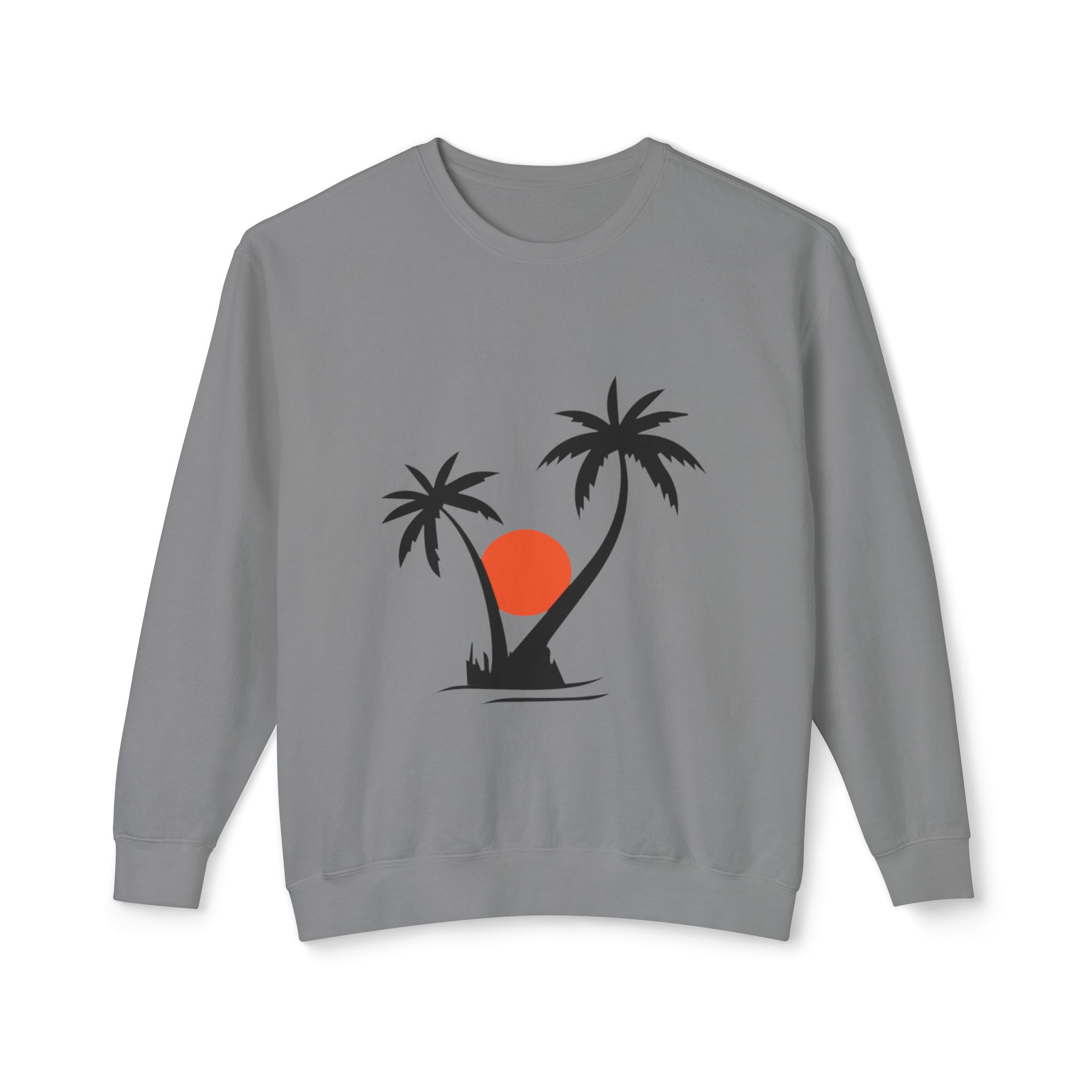 Tropical Sunset Palm Tree Sweatshirt - Image 36