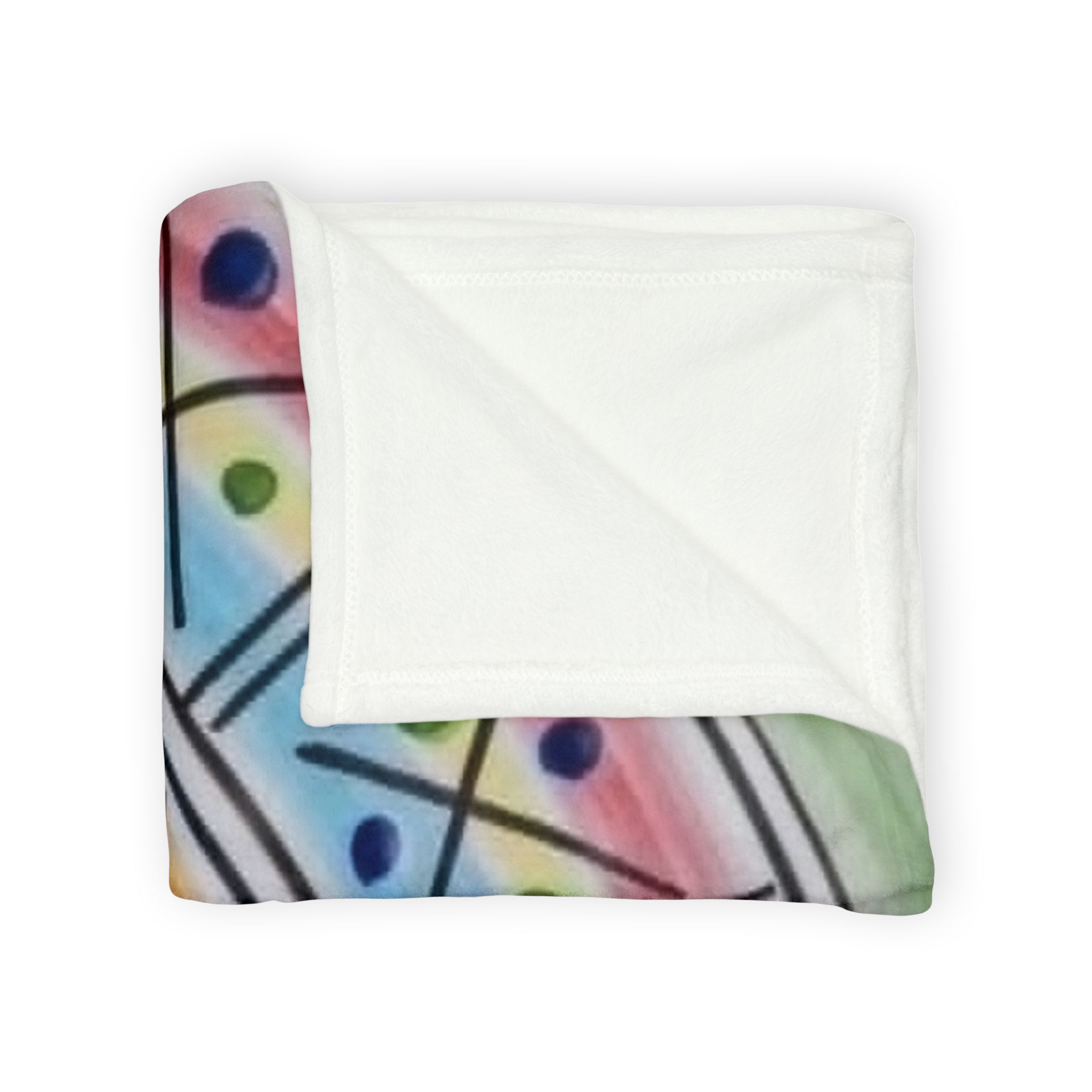 Mandala Sunburst Blanket — Colorful Boho Polyester Throw - Image 4