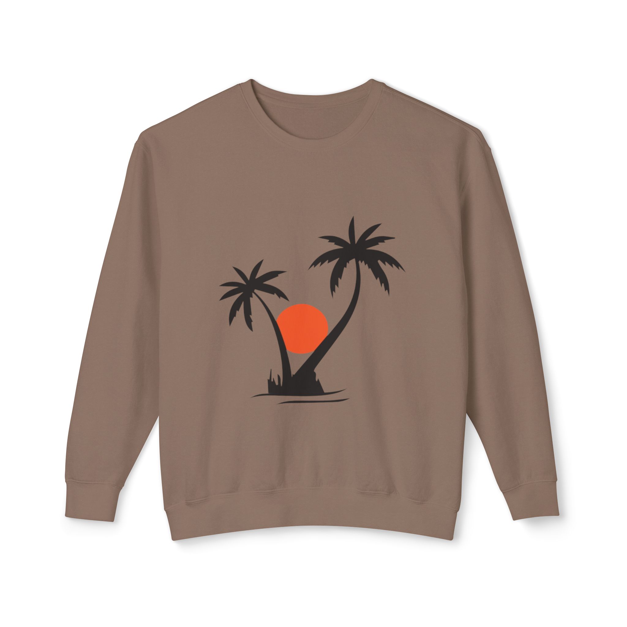 Tropical Sunset Palm Tree Sweatshirt - Image 2