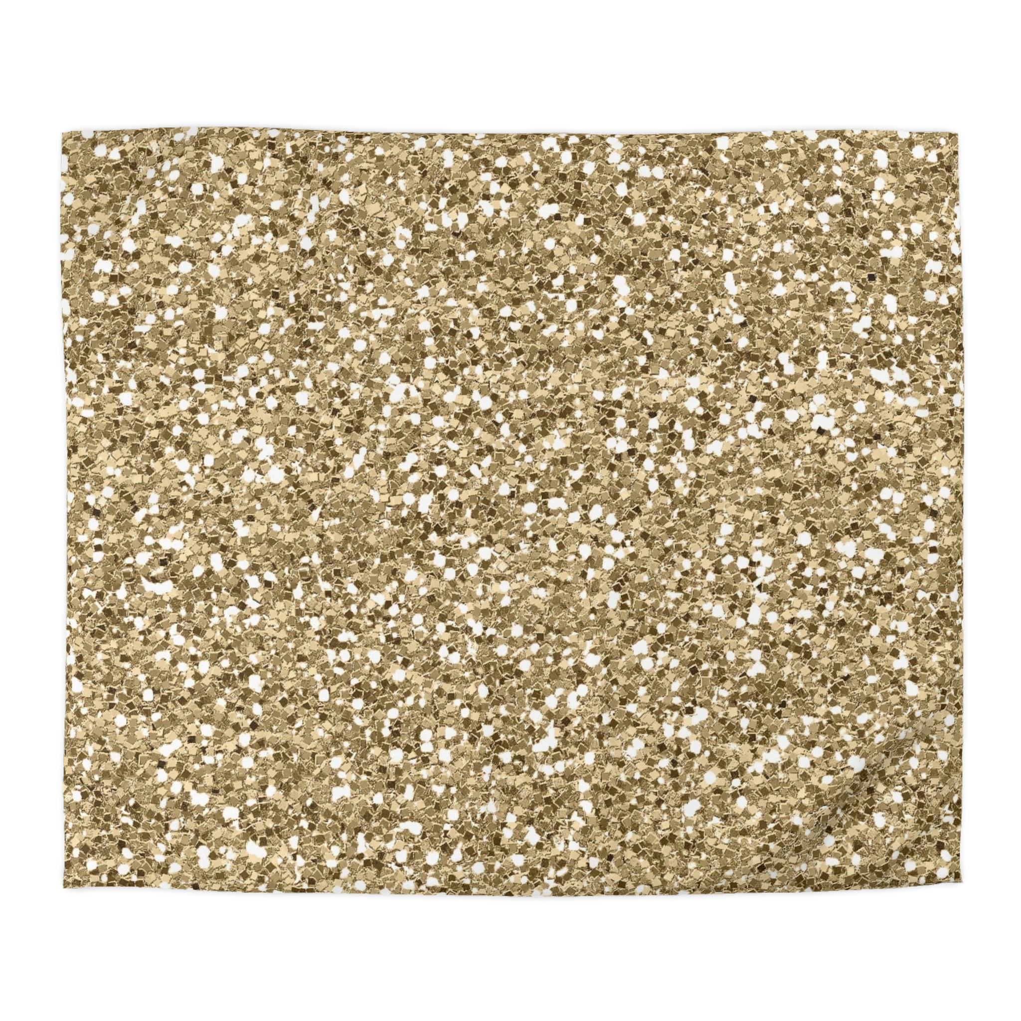 Gold Glitter Microfiber Duvet Cover — Sparkling Metallic Bedding - Image 16