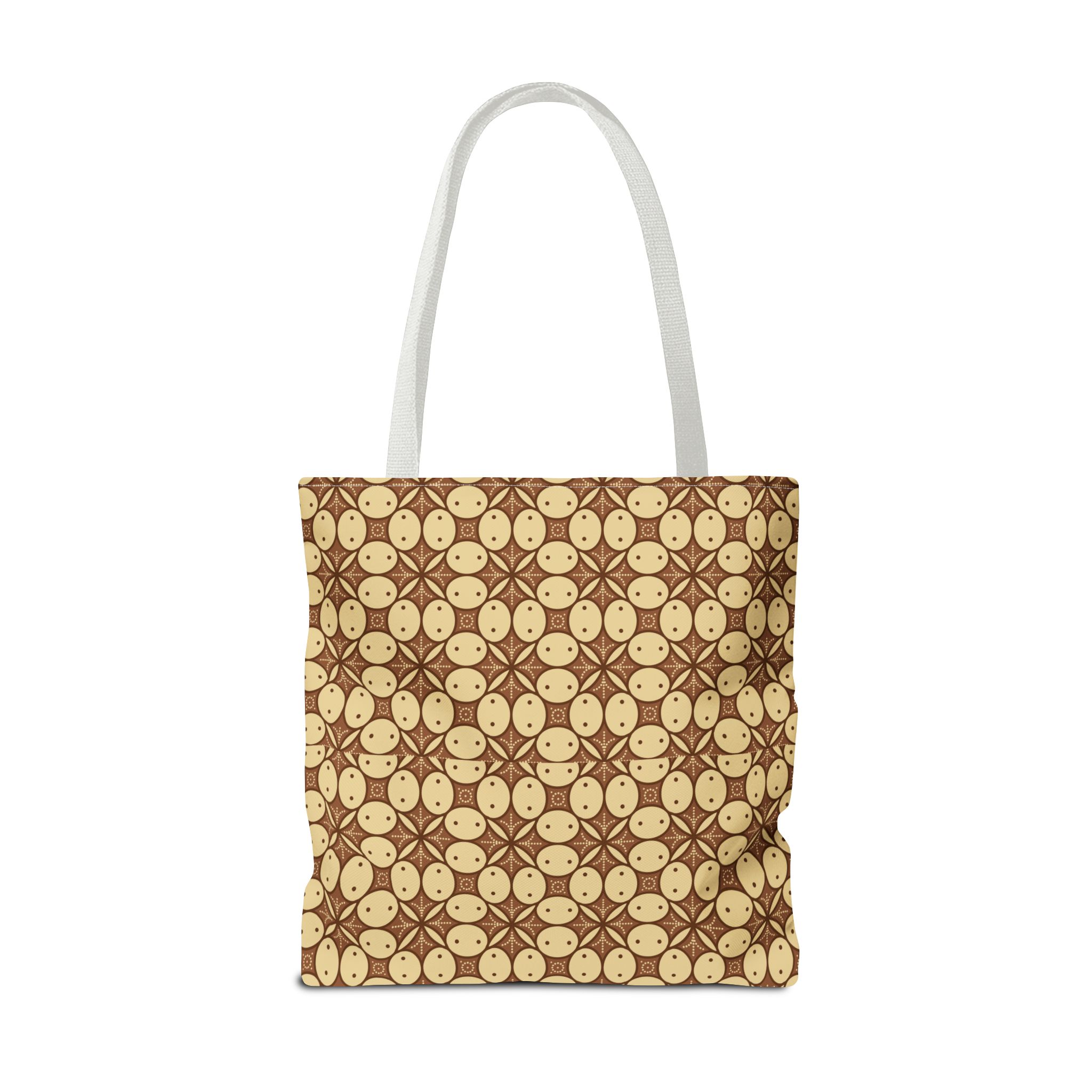 Retro Smiley Face Pattern Tote Bag - Image 42