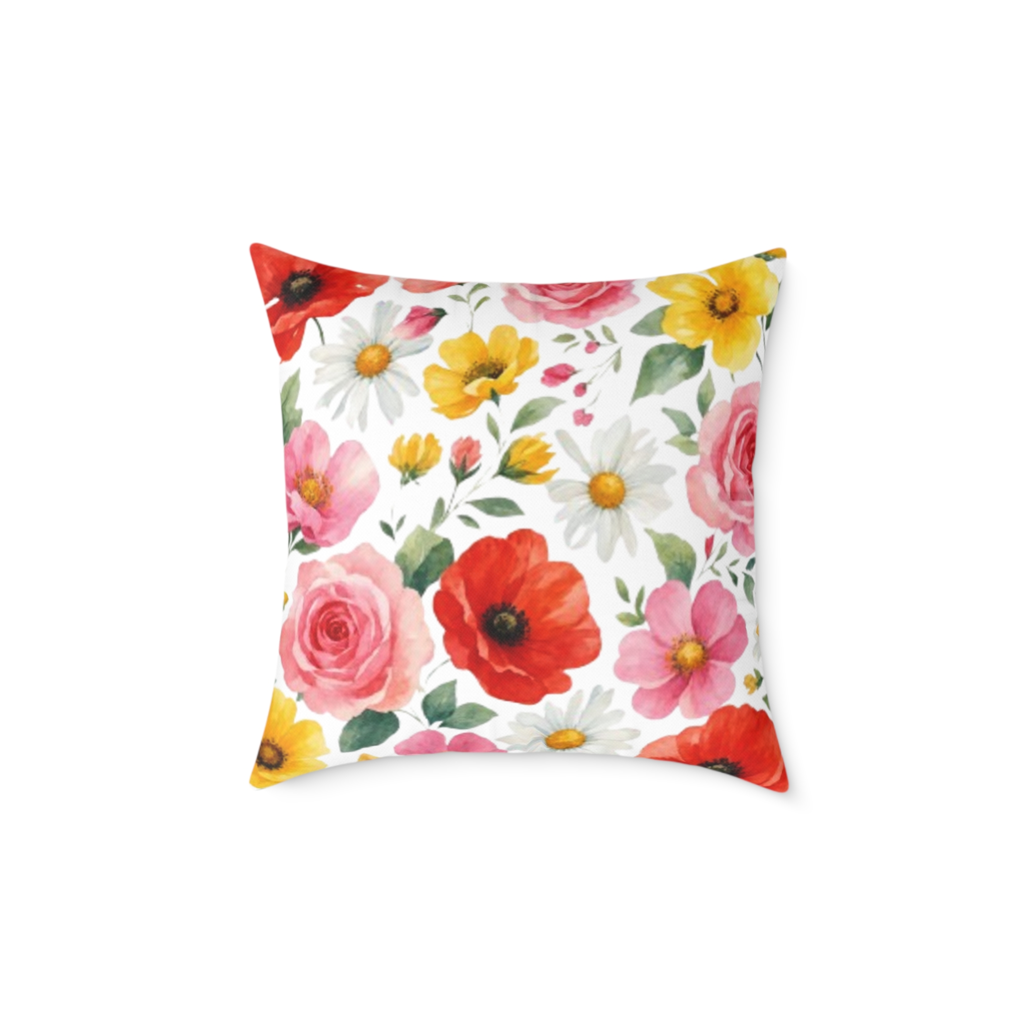 Floral Garden Square Pillow - Image 14