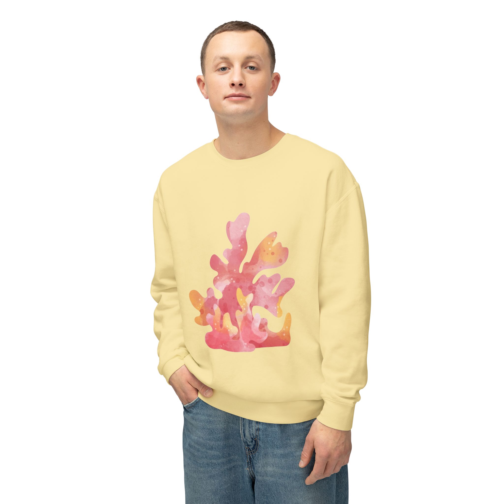 Colorful Abstract Floral Art Sweatshirt - Image 30