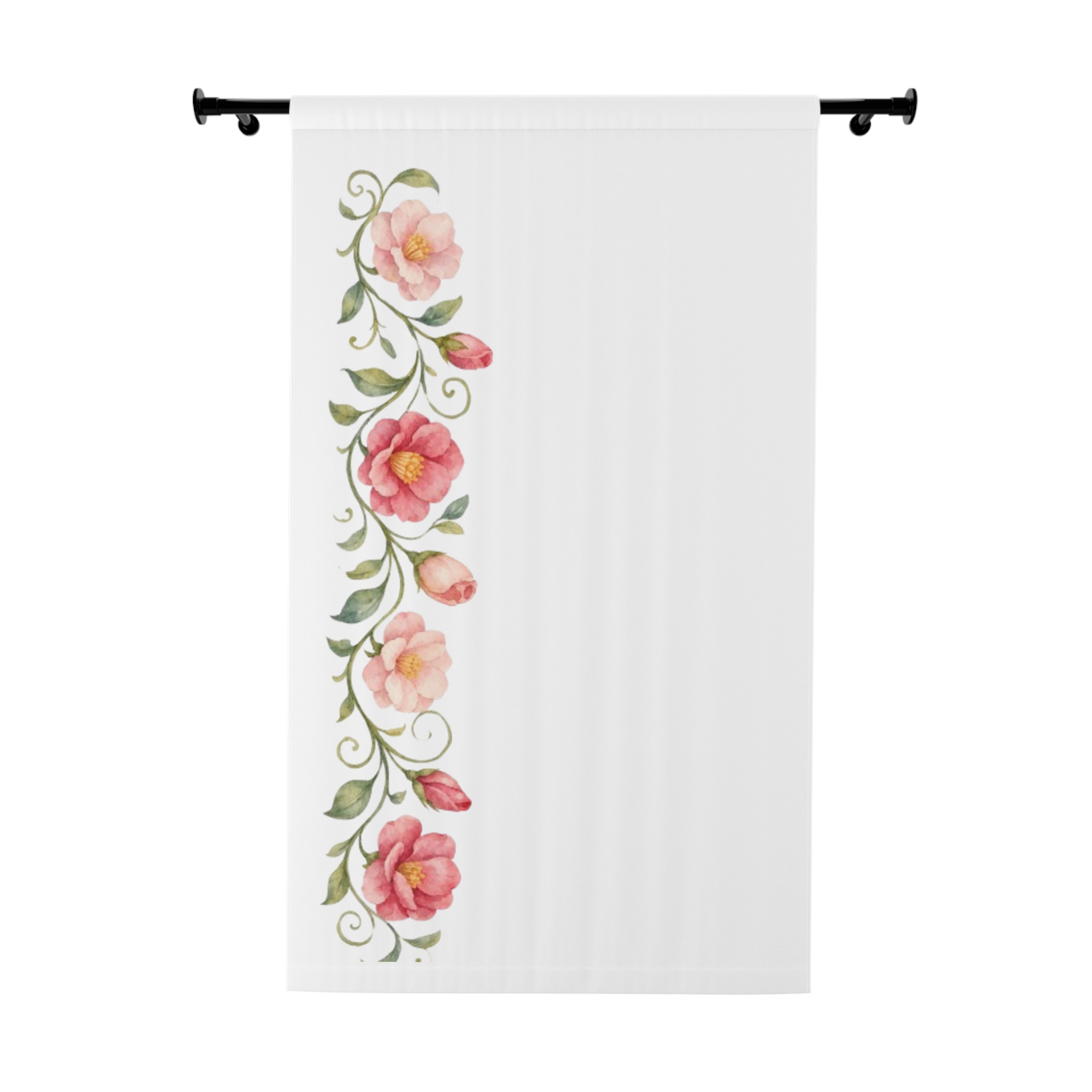 Floral Window Curtain - Image 2