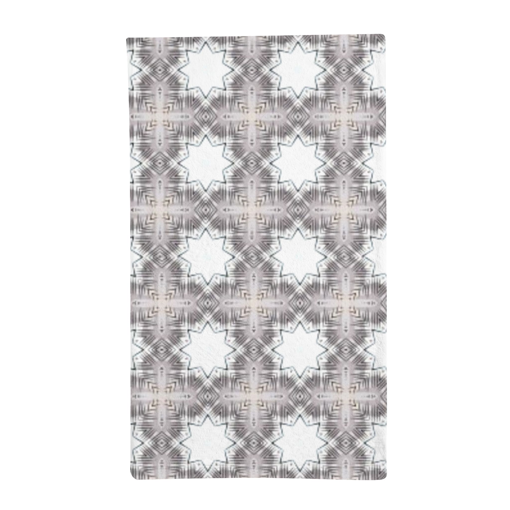 Gray Geometric Pattern Minky Sleeping Bag - Image 4