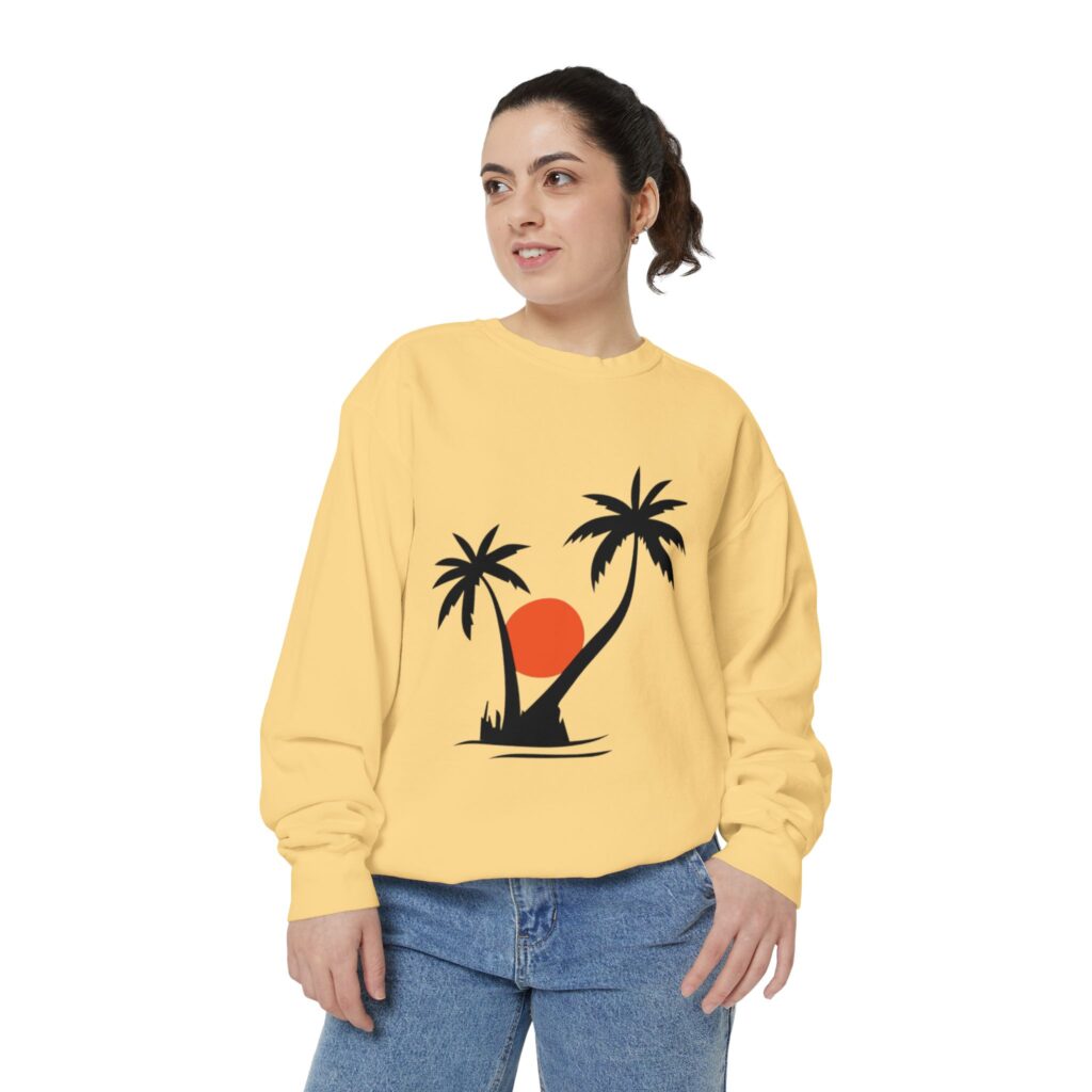 Tropical Palm Tree Sunset Sweatshirt