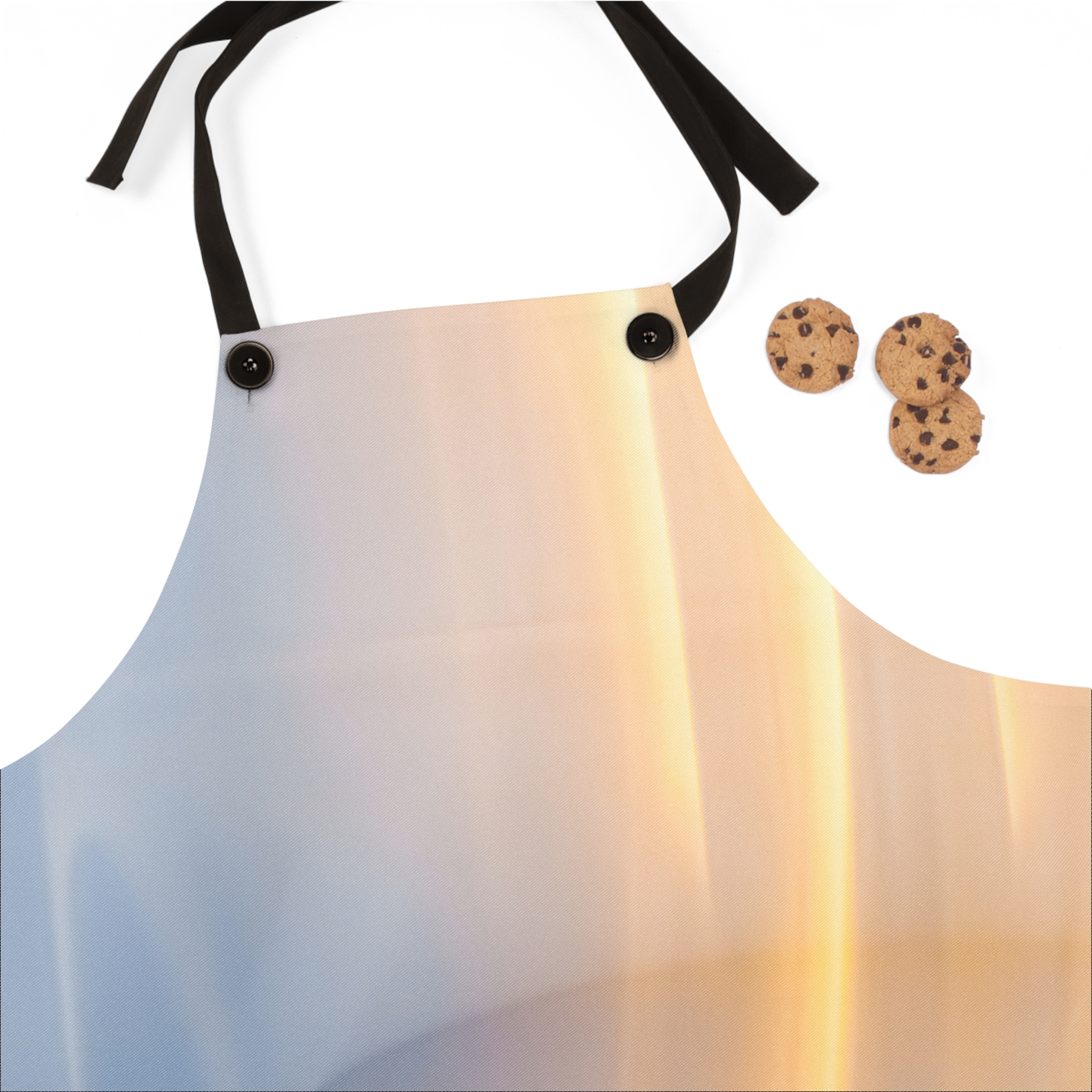 Sunset Gradient Apron | Soft Warm Light Kitchen Cooking Apron - Image 3