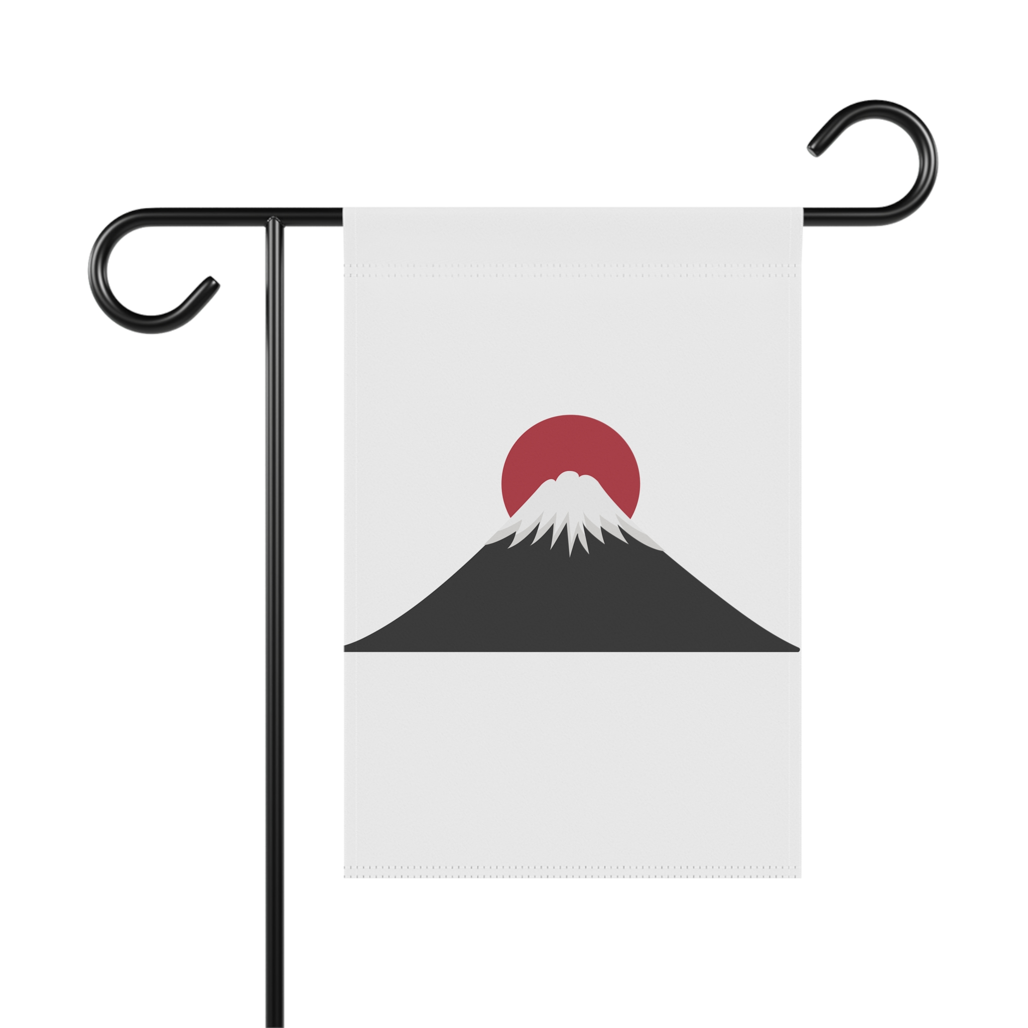 Mount Fuji Garden Flag — Minimal Japanese Sunrise House Banner - Image 2