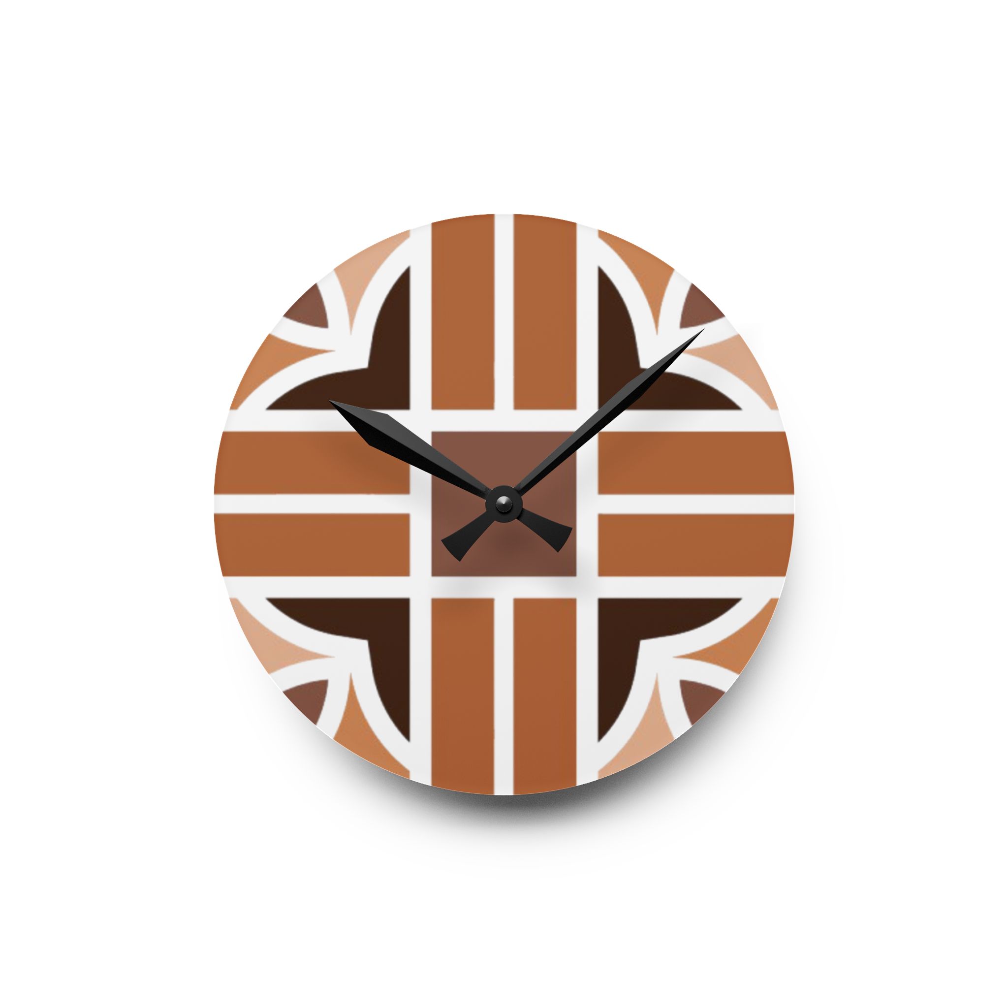 British Flag-Inspired Acrylic Wall Clock - Image 2