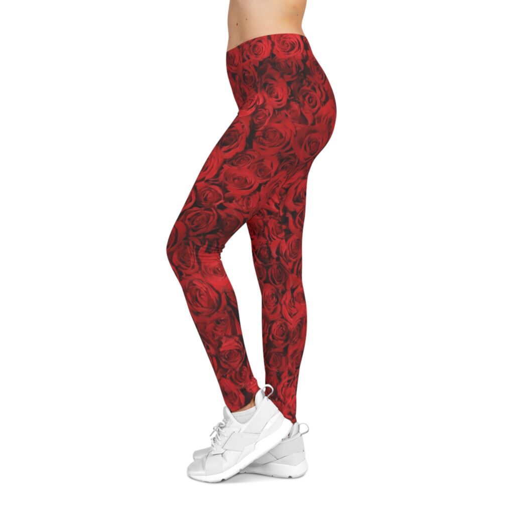 Red Rose Gothic Leggings