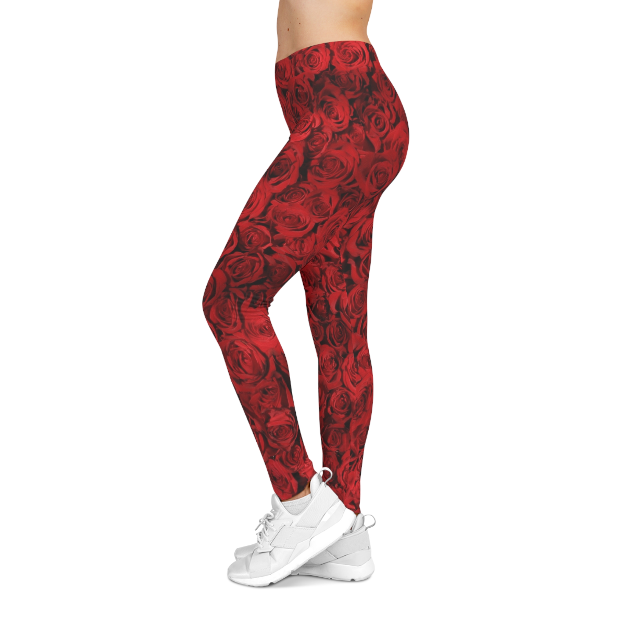 Red Rose Gothic Leggings