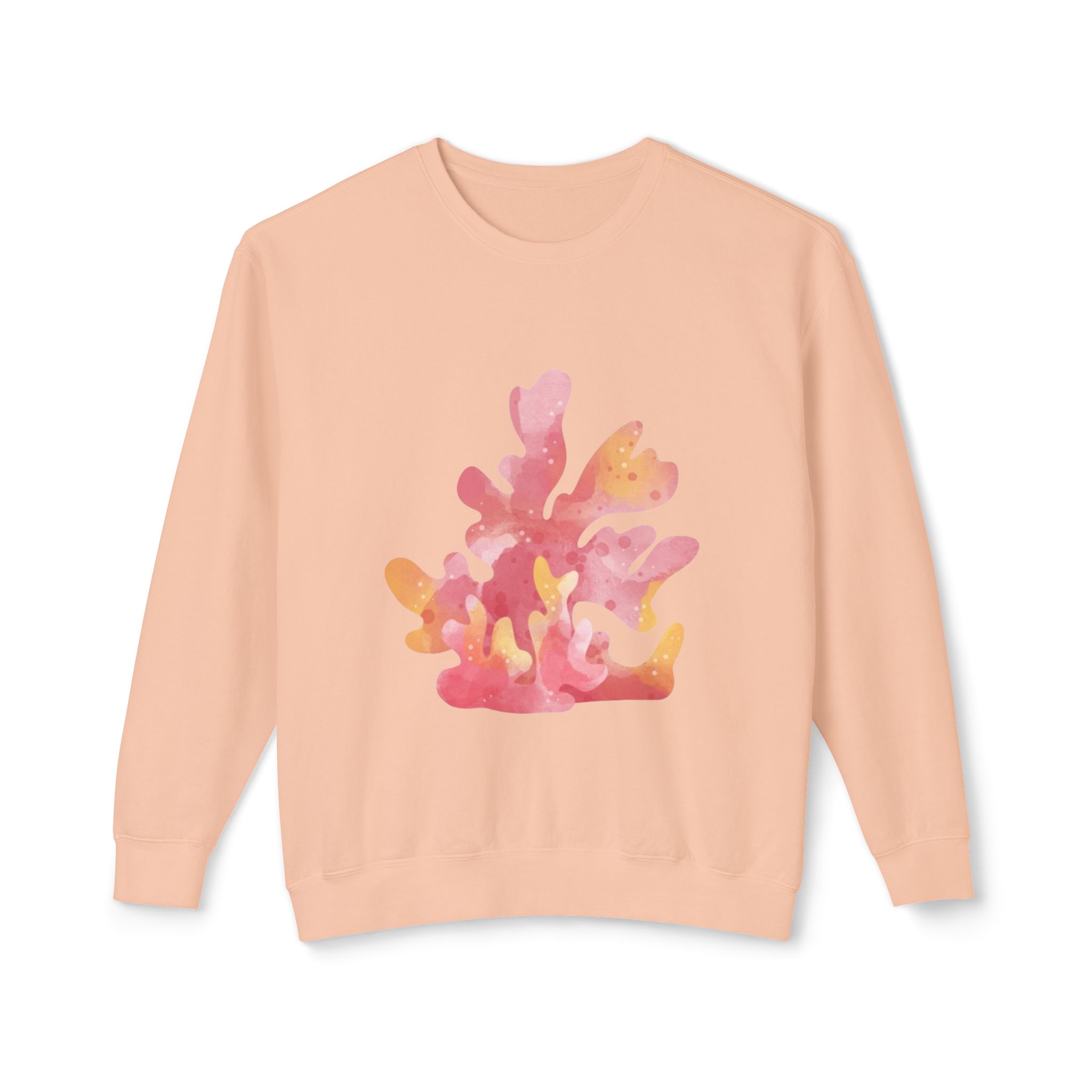 Colorful Abstract Floral Art Sweatshirt - Image 2