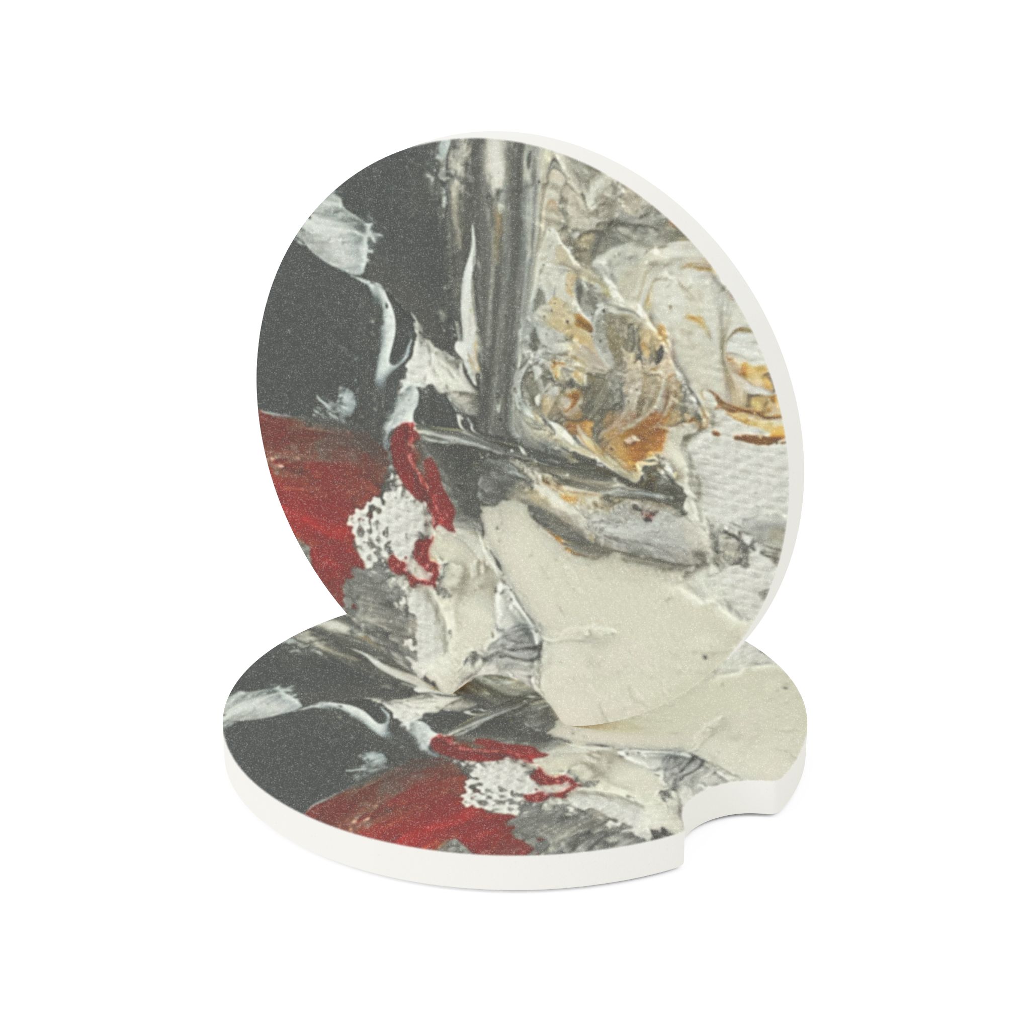 Abstract Marble Stone Car Coaster - Image 8