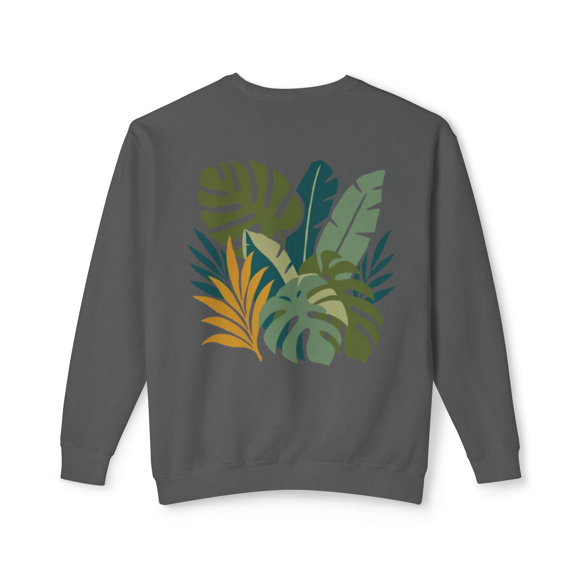 Tropical Leaf Botanical Print Sweatshirt - Image 26