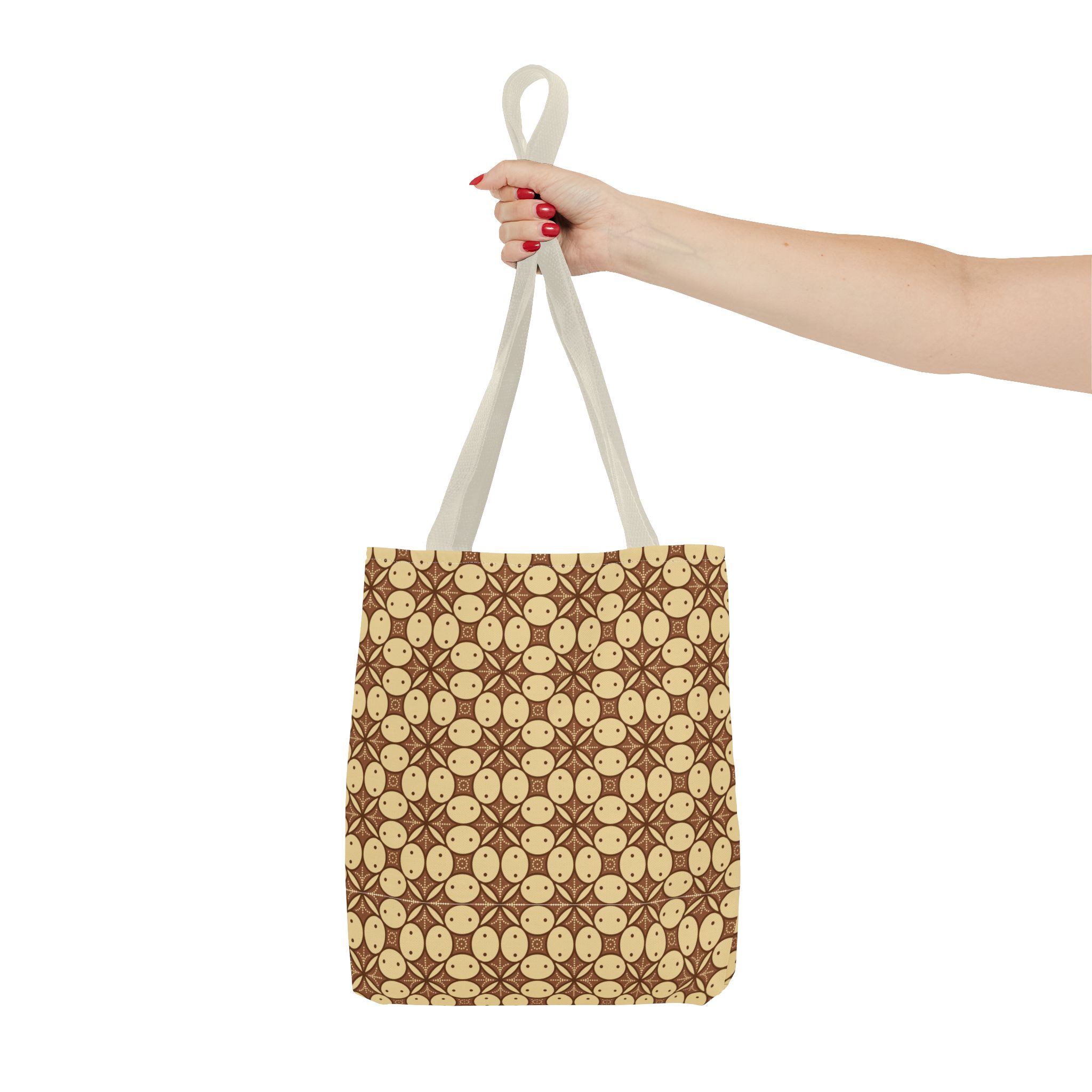 Retro Smiley Face Pattern Tote Bag - Image 49