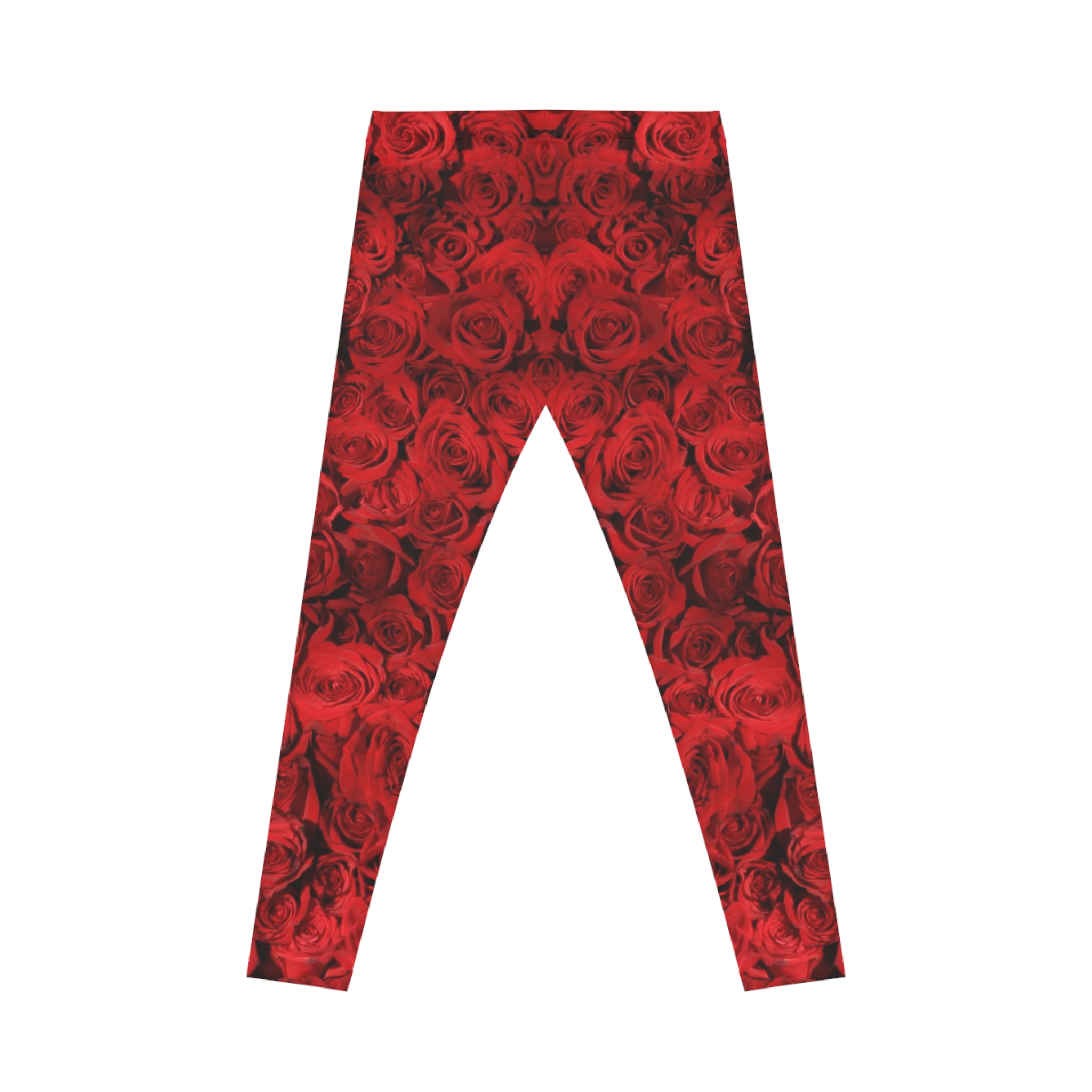 Red Rose Gothic Leggings - Image 3