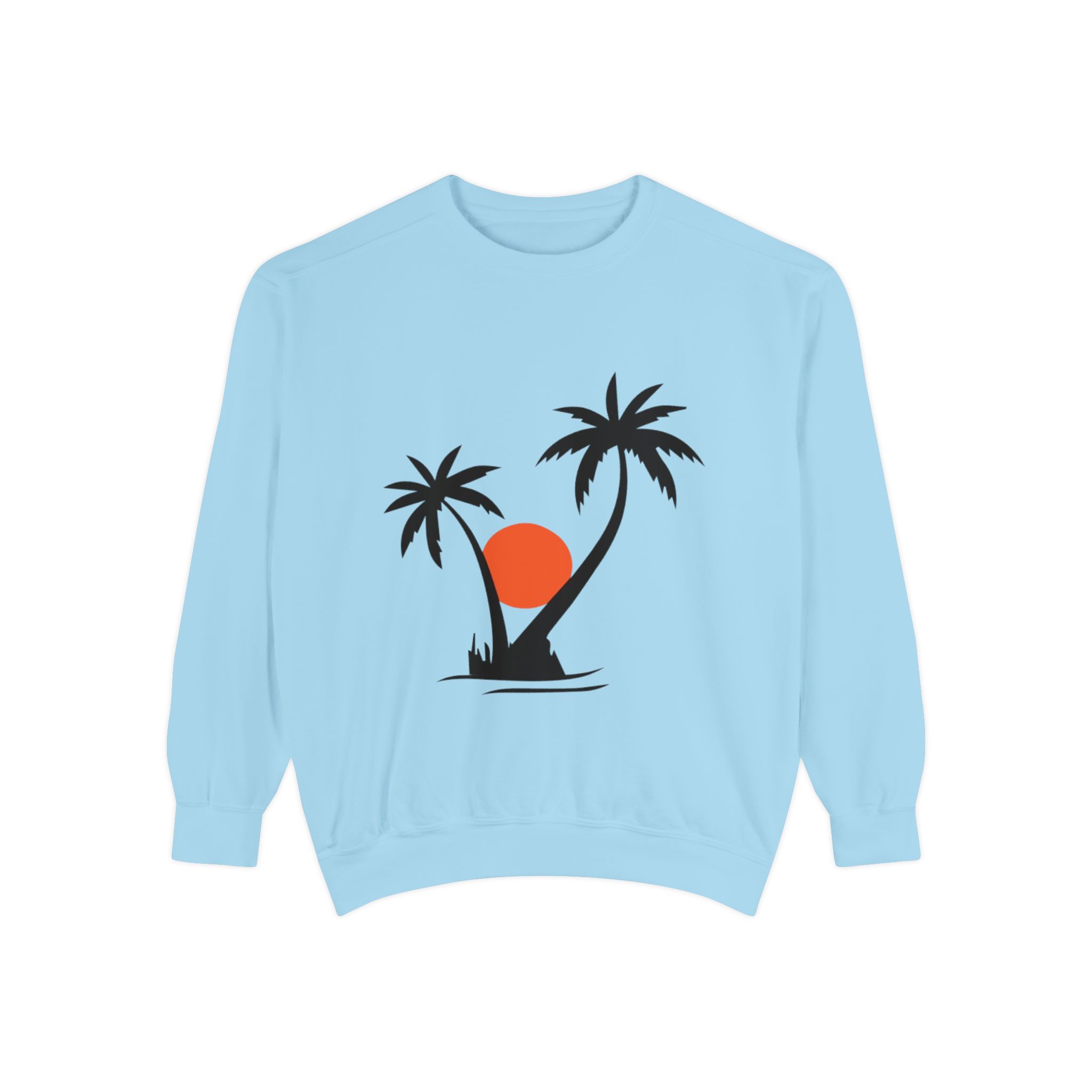 Tropical Palm Tree Sunset Sweatshirt - Image 51
