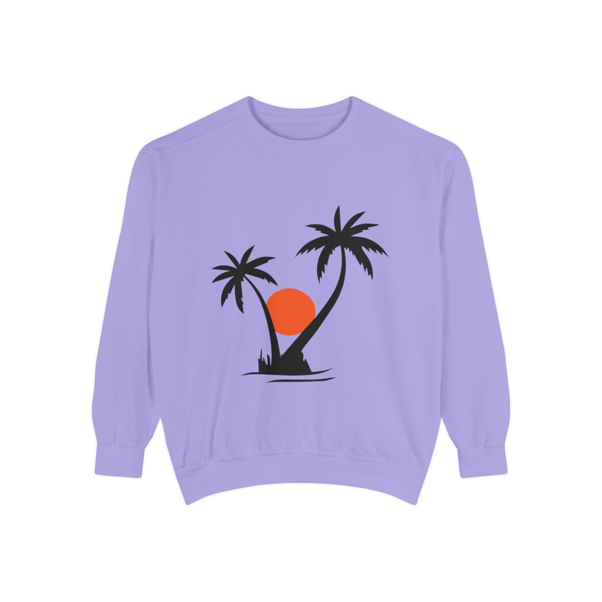 Tropical Palm Tree Sunset Sweatshirt - Image 76