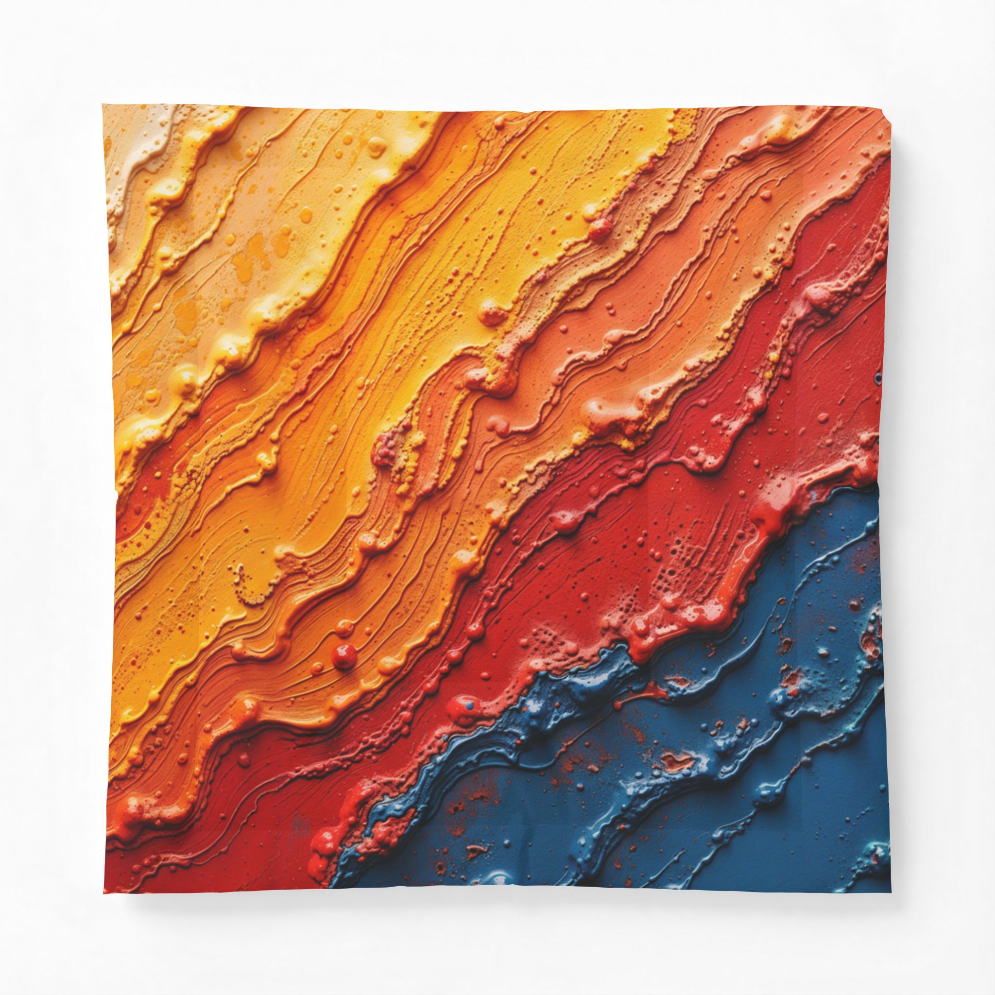 Abstract Agate Waves Cotton Comforter - Image 2