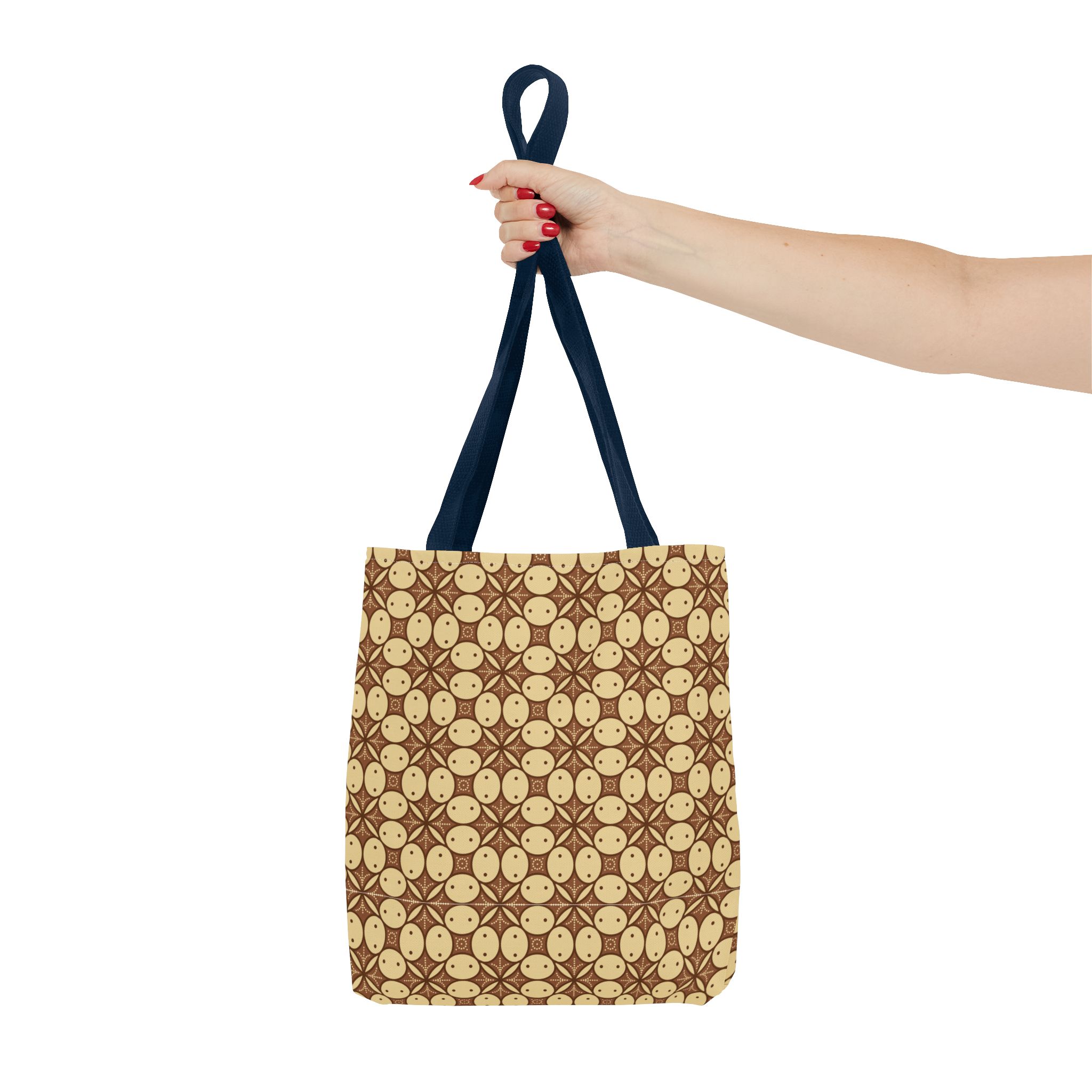 Retro Smiley Face Pattern Tote Bag - Image 64