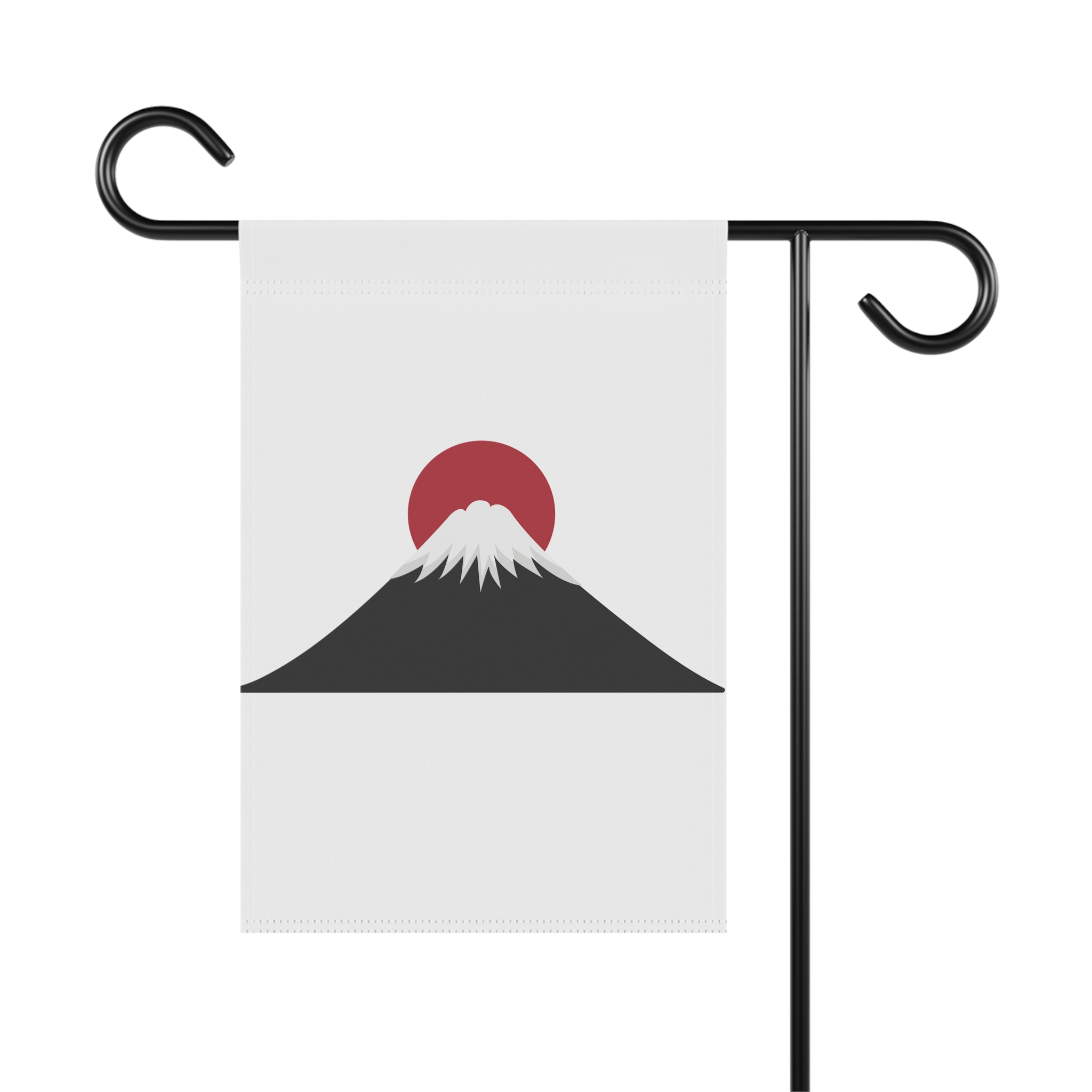 Mount Fuji Garden Flag — Minimal Japanese Sunrise House Banner - Image 3