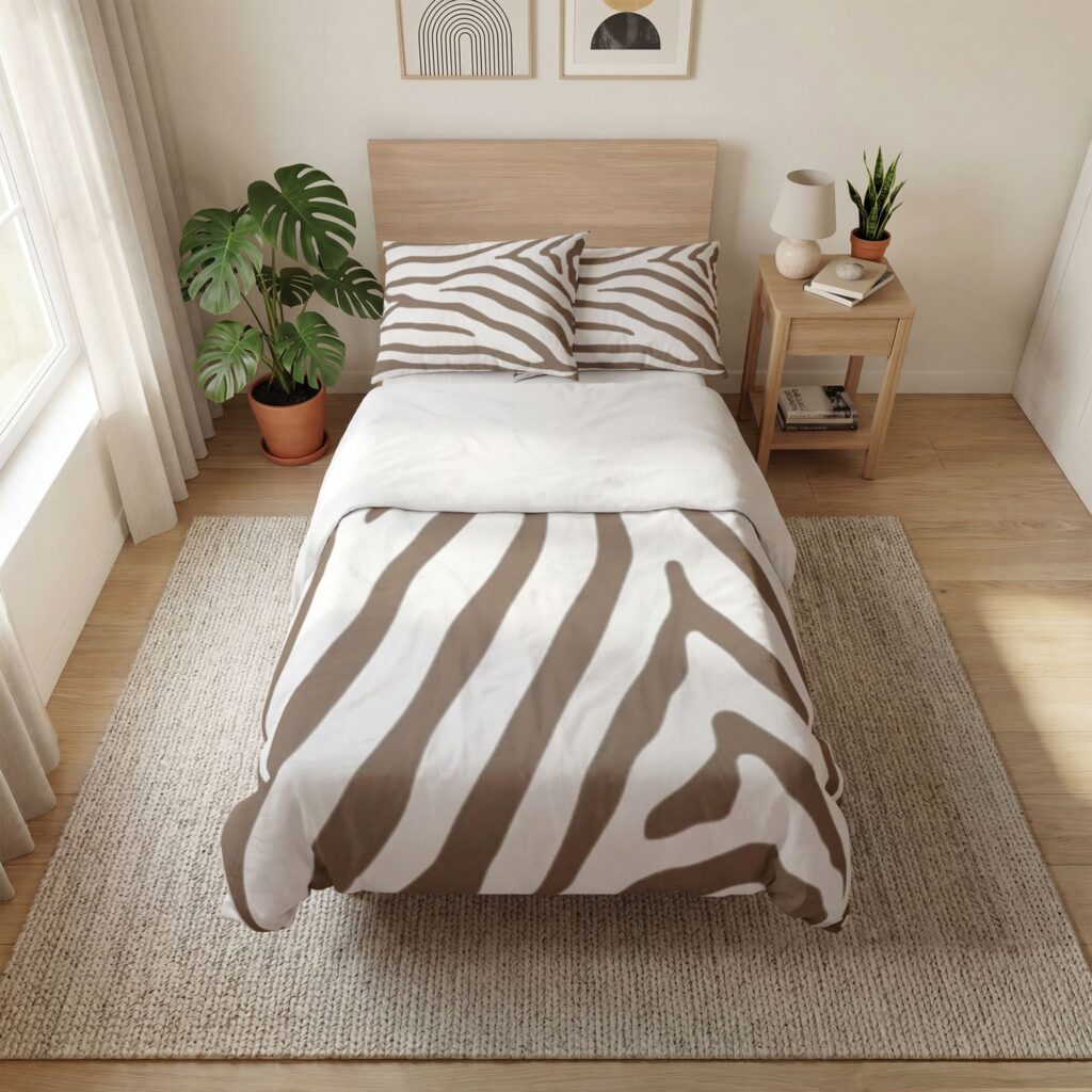 Zebra Stripe Quilt Cover Set of Three