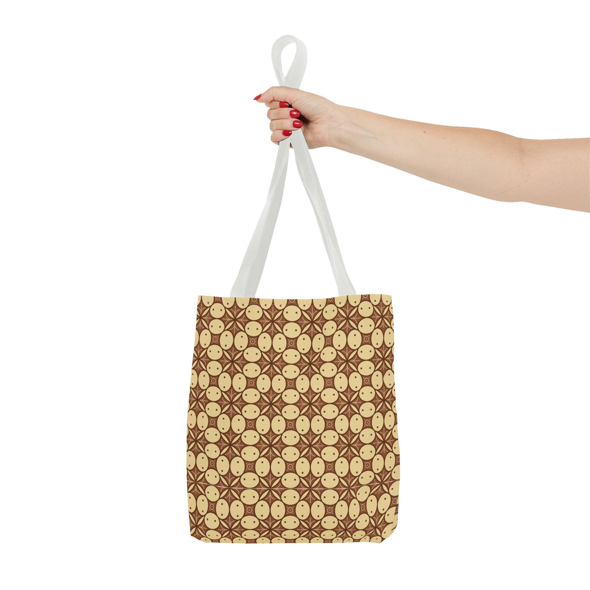Retro Smiley Face Pattern Tote Bag - Image 34