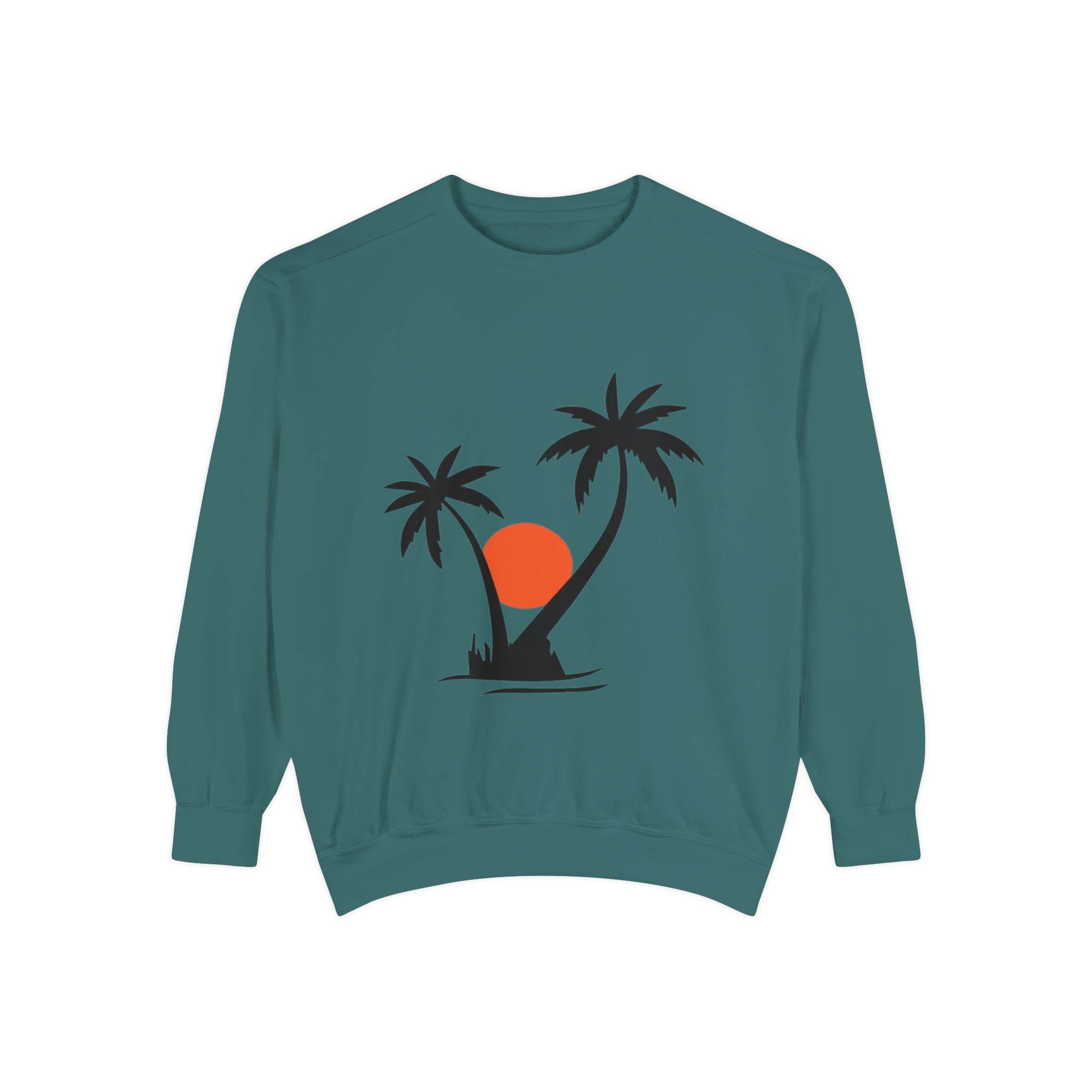 Tropical Palm Tree Sunset Sweatshirt - Image 36