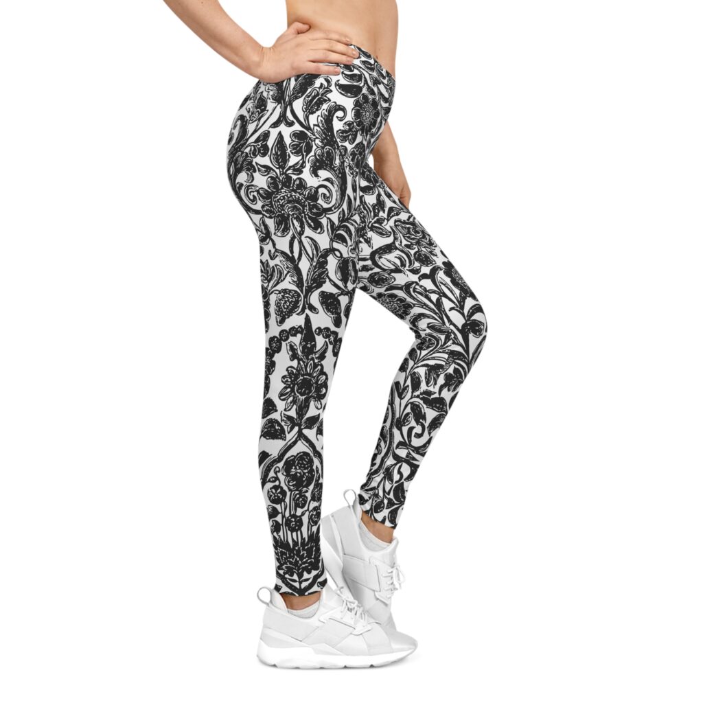 Floral Damask Leggings